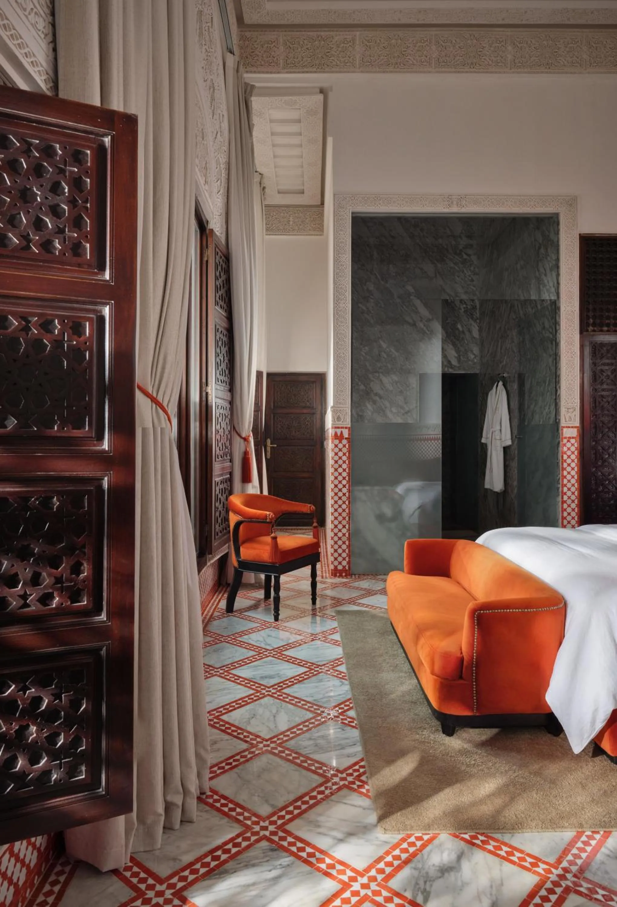 Bed in Palais De Fès Suites & Spa