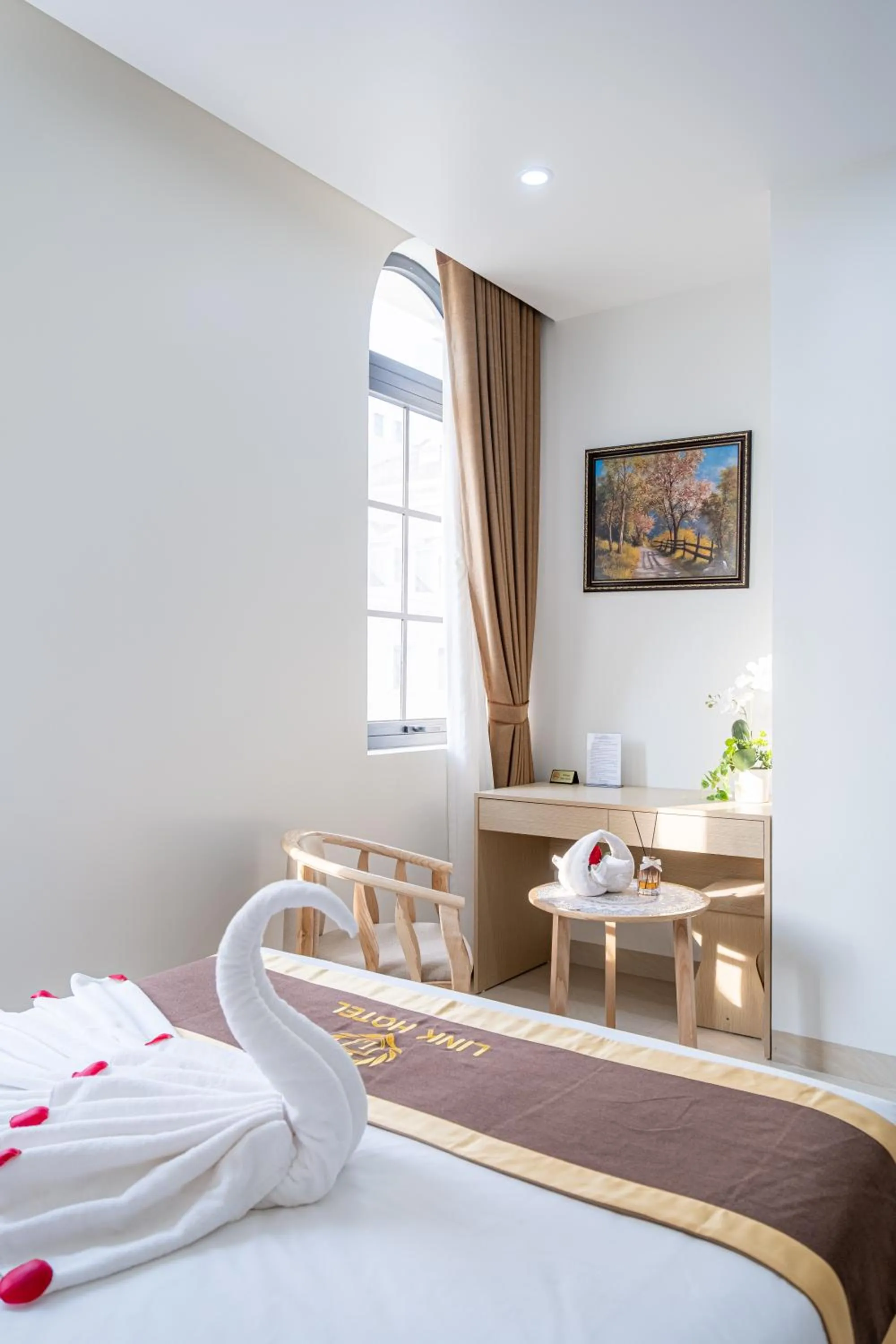 Bed in LINK HOTEL Ha Long