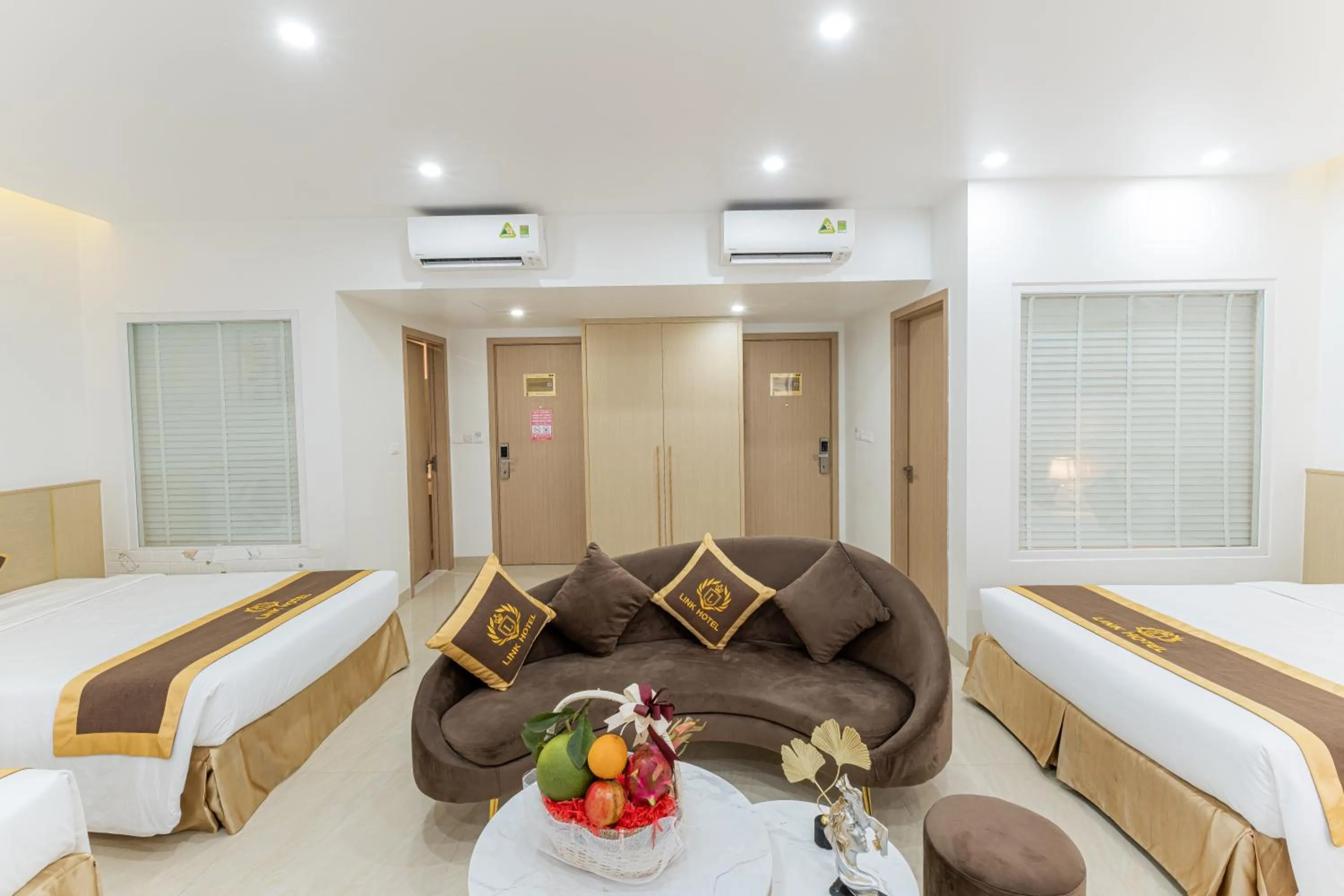 Bed in LINK HOTEL Ha Long