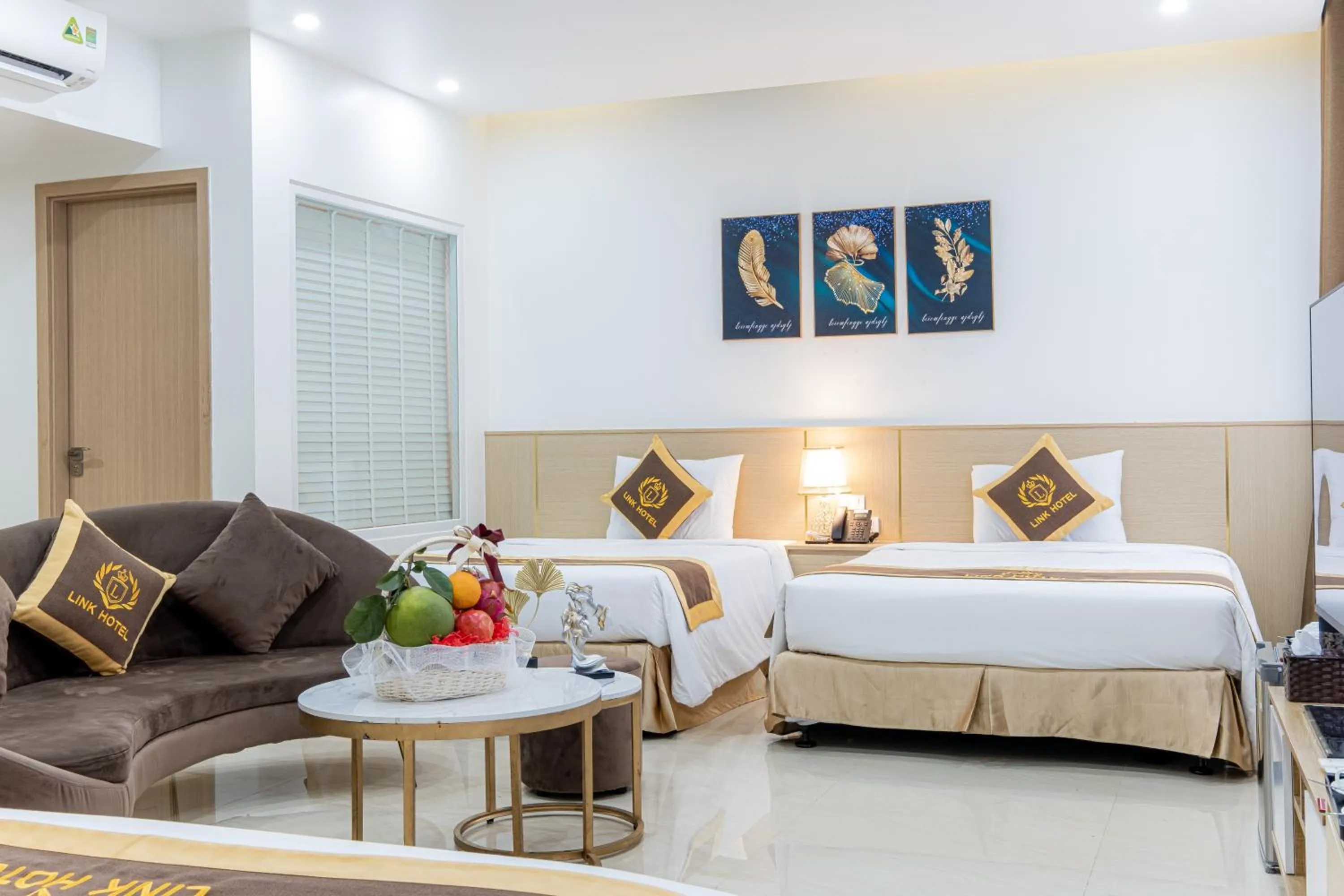 Bed in LINK HOTEL Ha Long