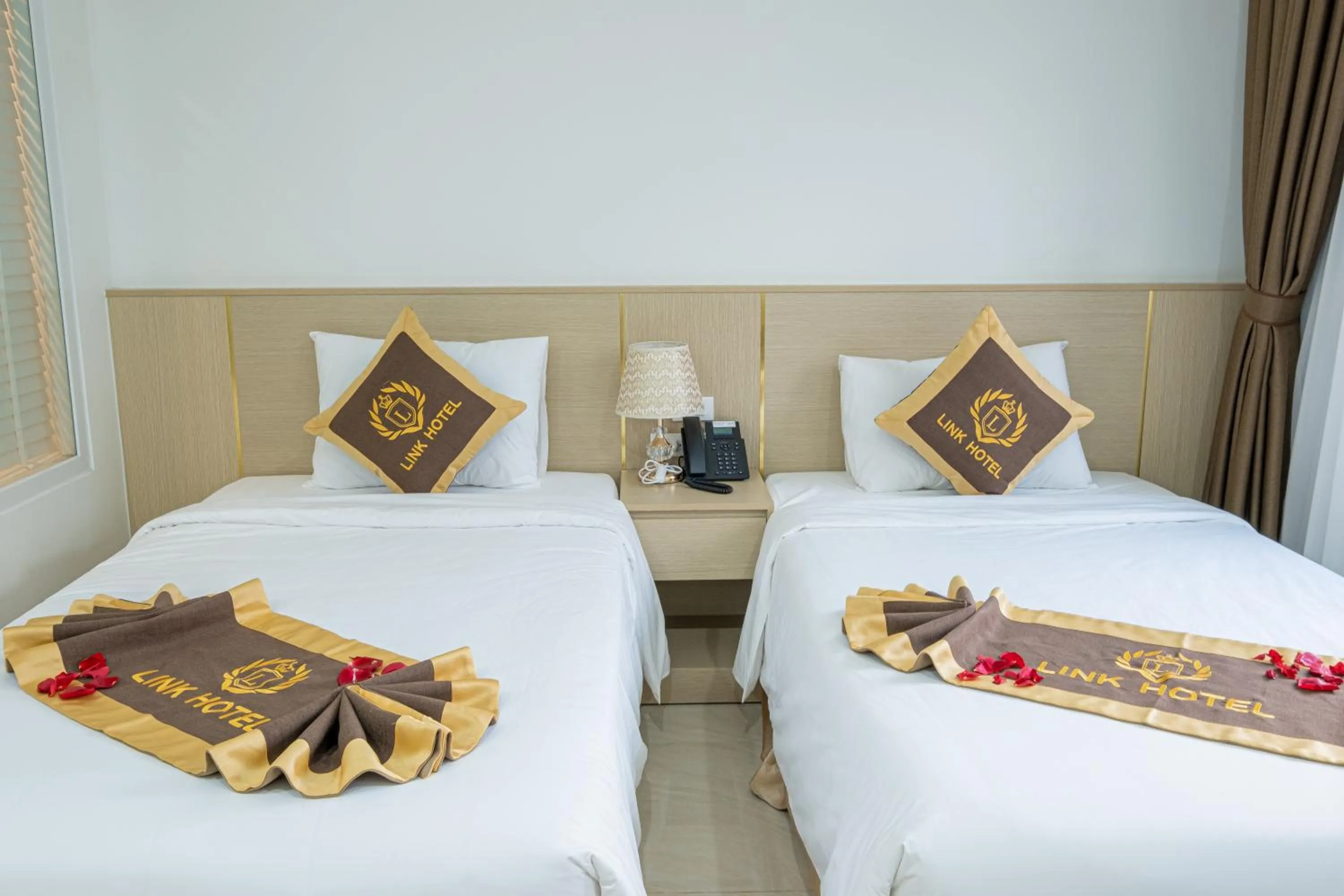 Bed in LINK HOTEL Ha Long