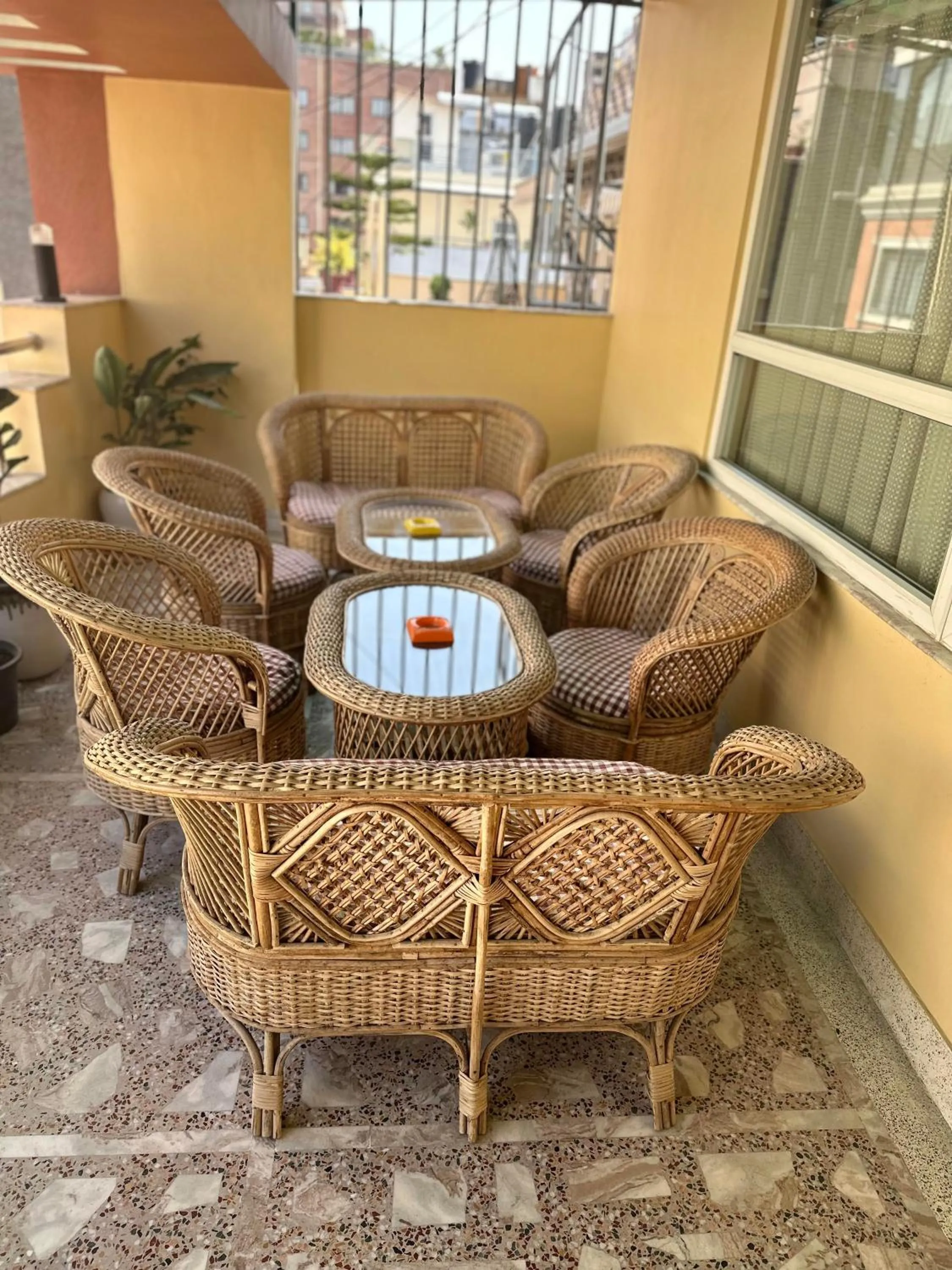 Patio in Grand Yak Boutique Hotel