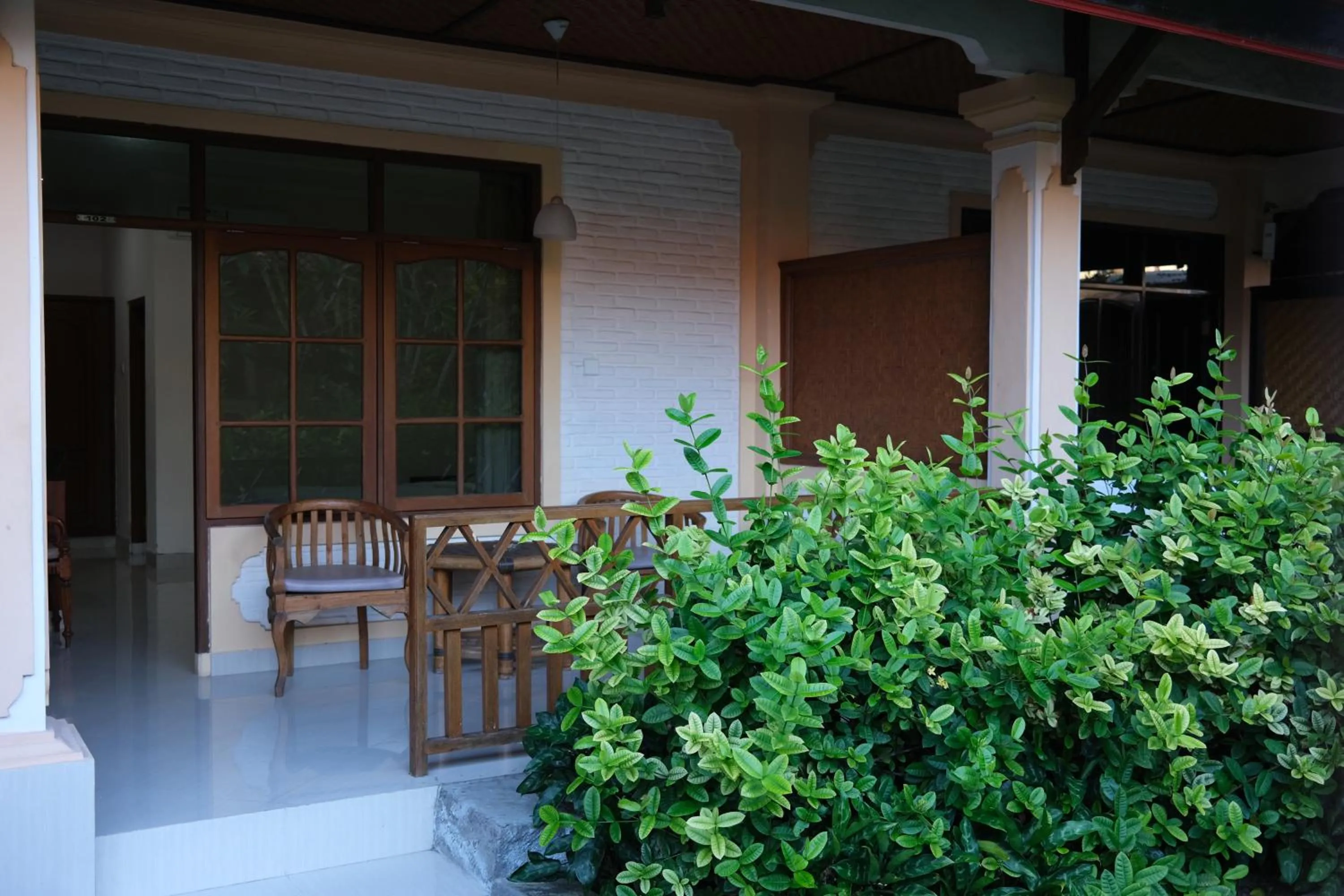 Balcony/Terrace in Fat Yogi Cottages