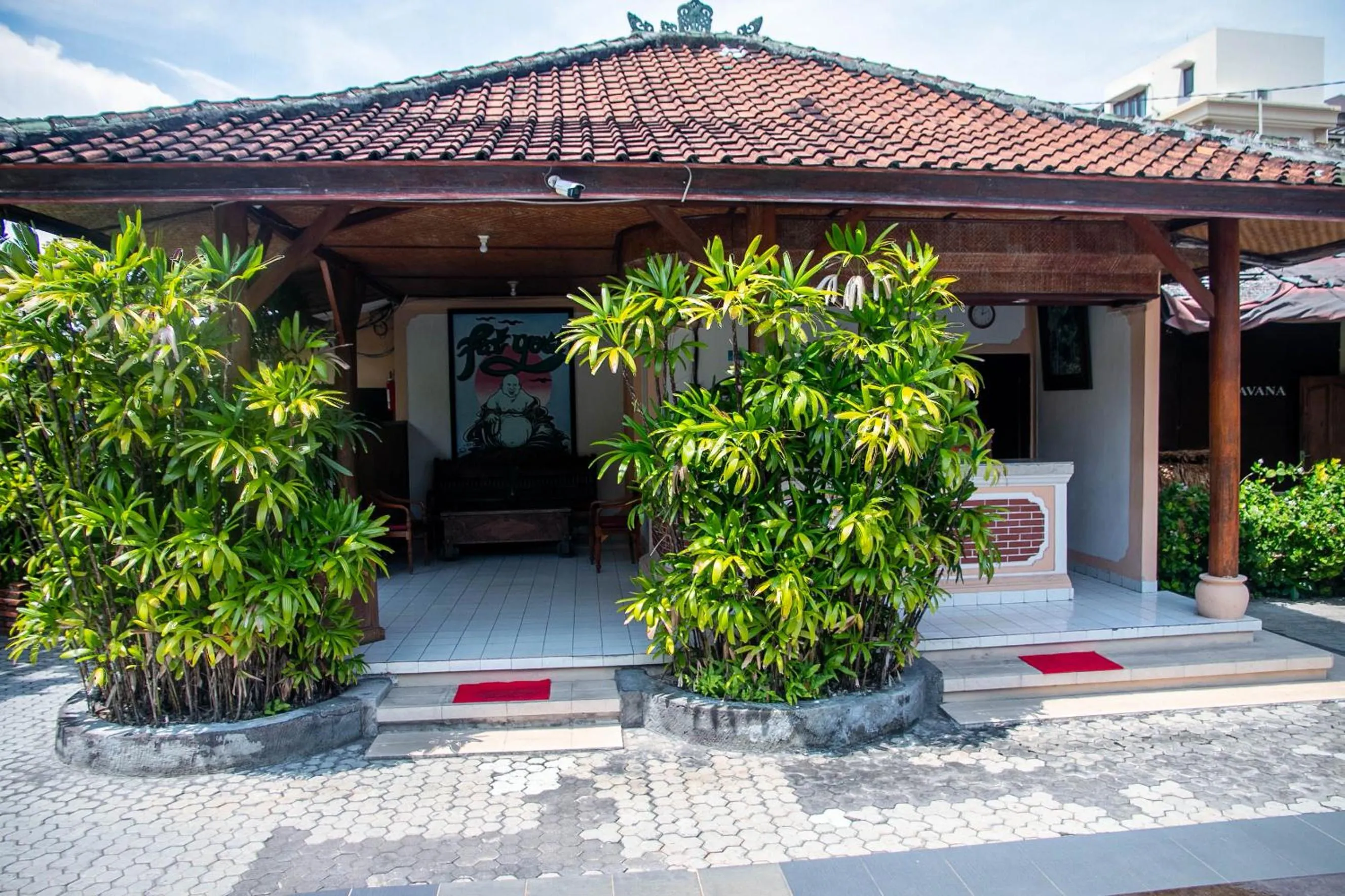 Lobby or reception in Fat Yogi Cottages