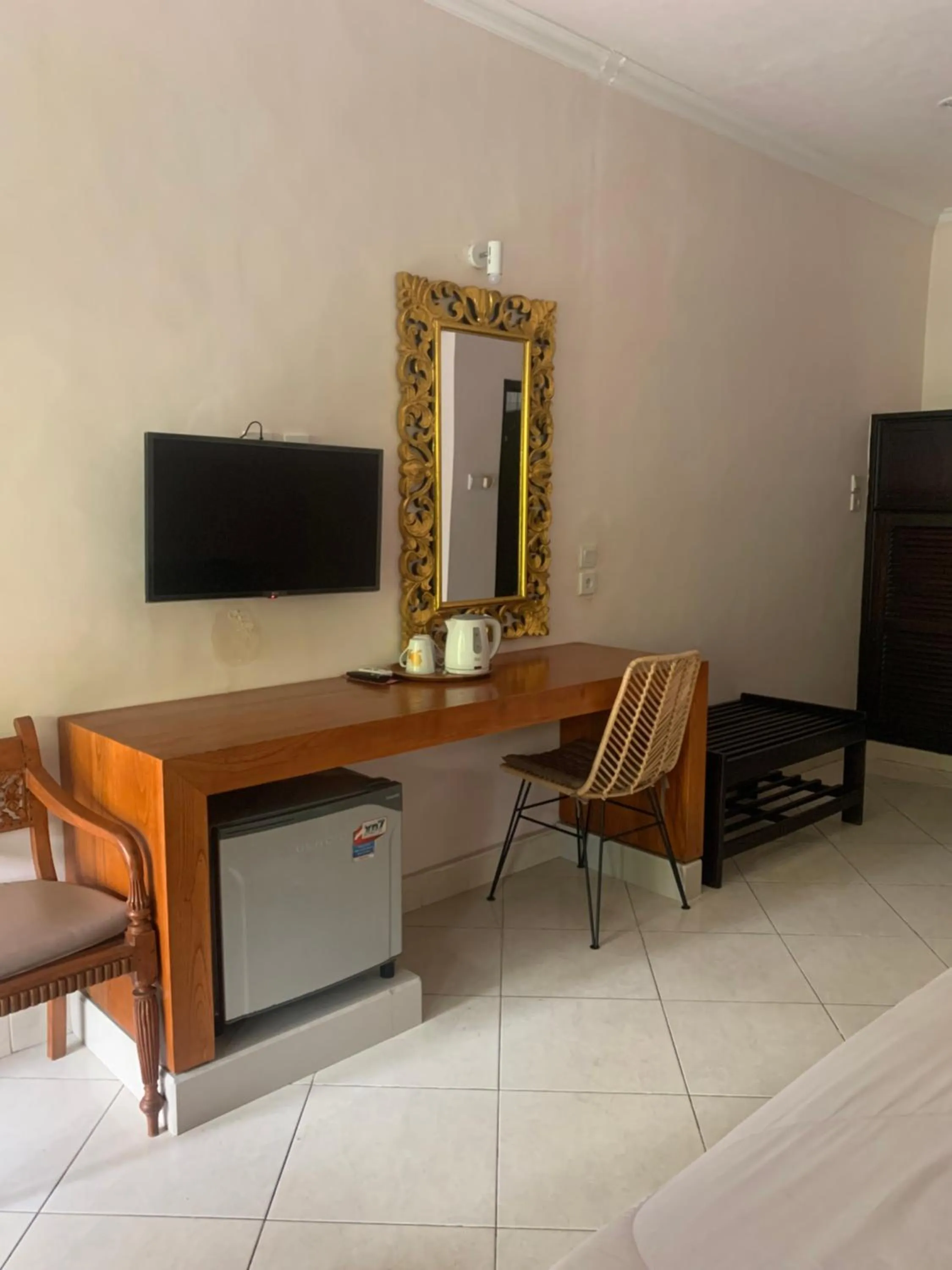 Bedroom in Fat Yogi Cottages