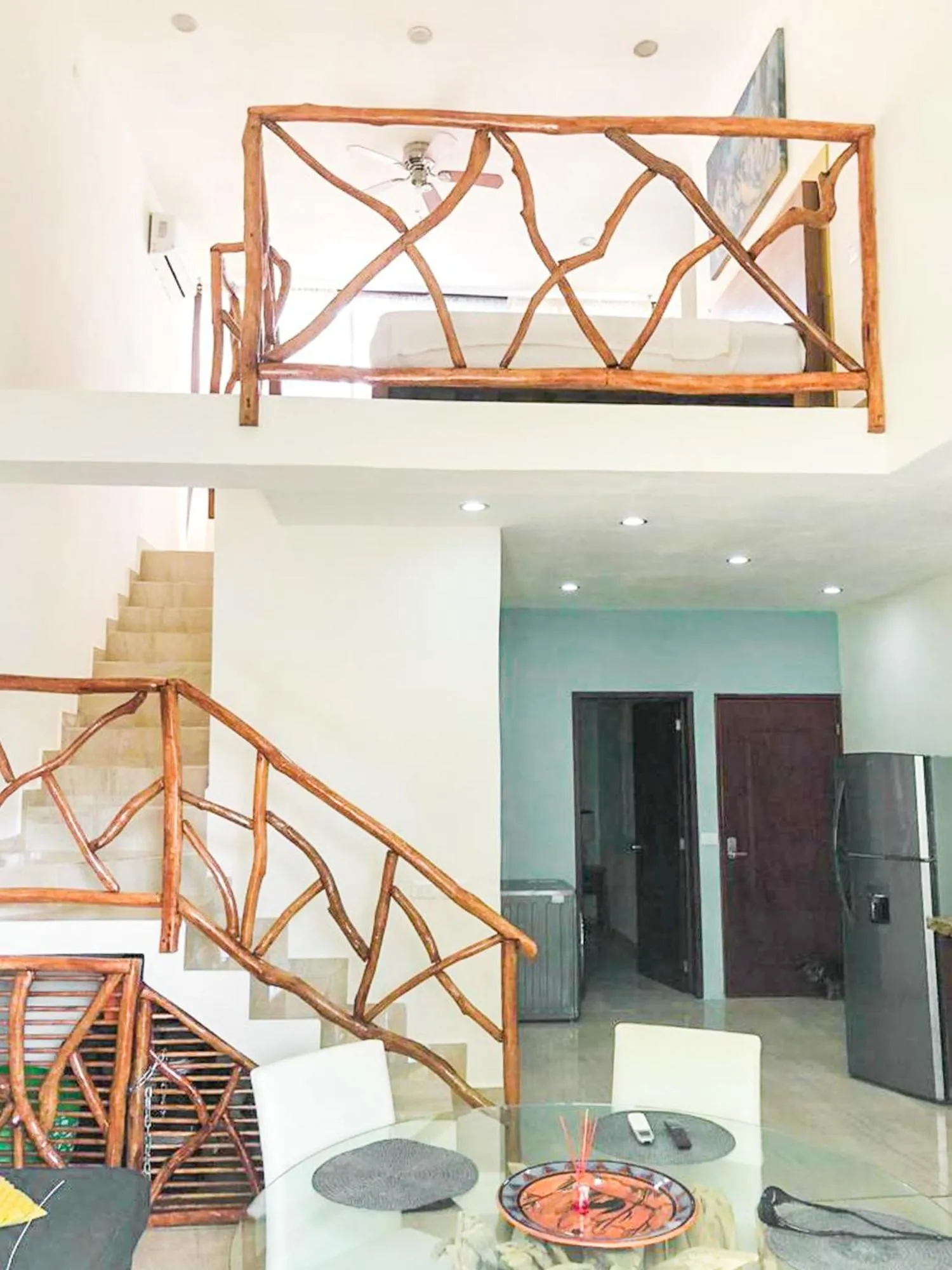 Living room in Cave Apartments Mexico 7