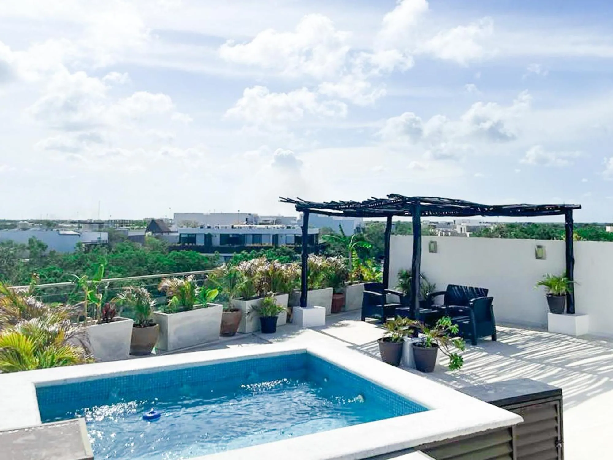Swimming pool in Cave Apartments Mexico 7
