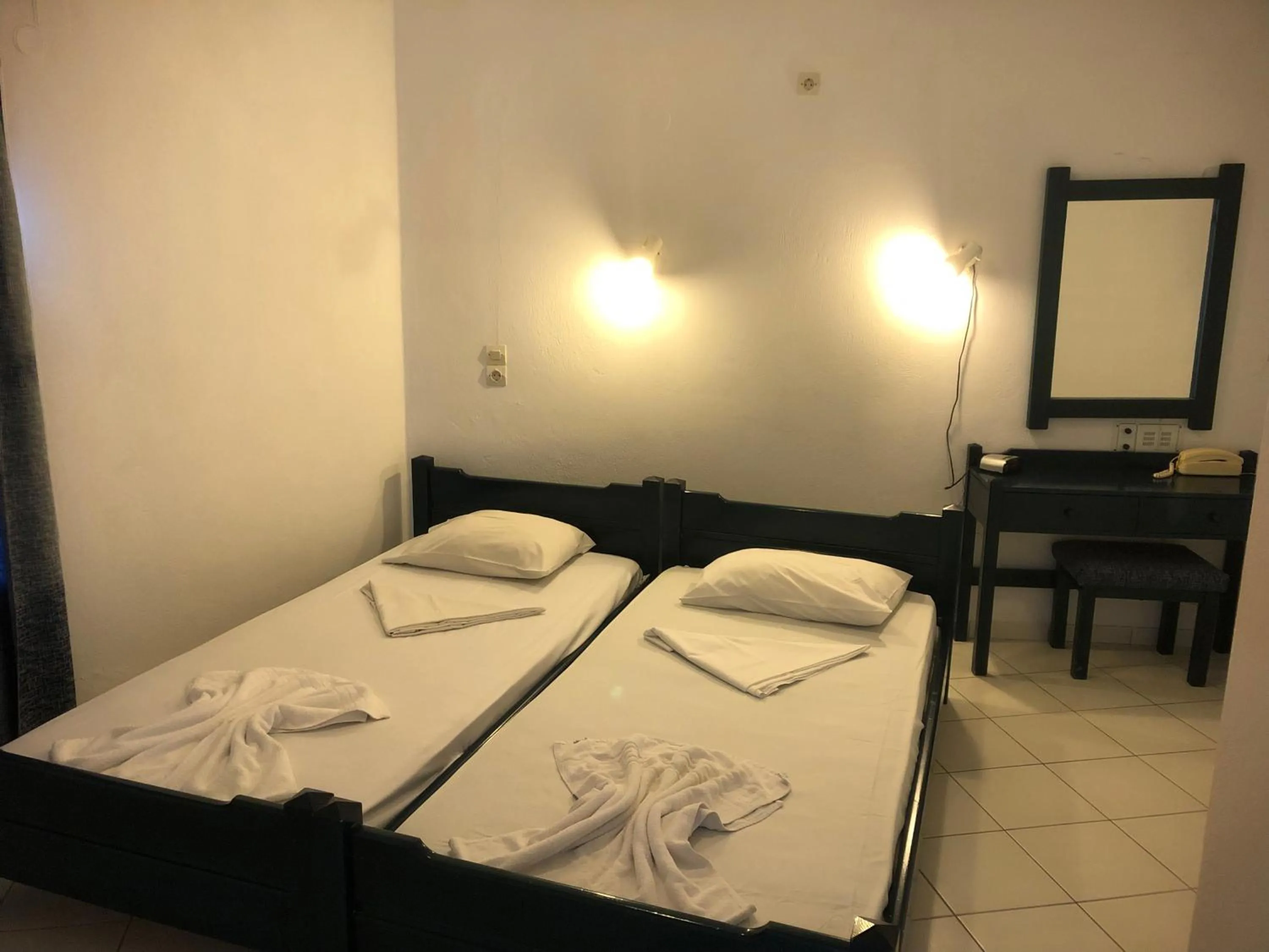 Bed in Renia Hotel Agia Pelagia -Crete