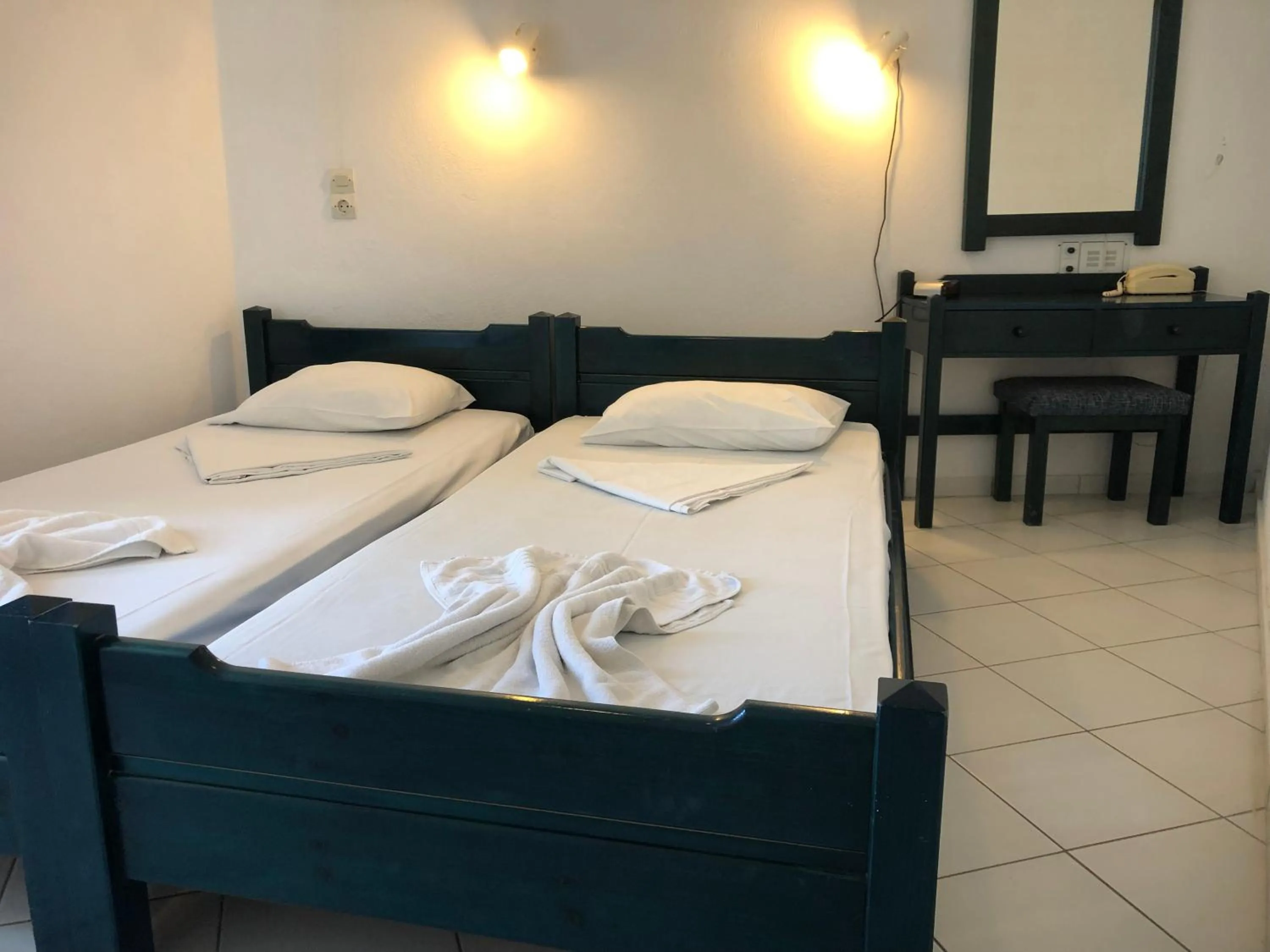 Bed in Renia Hotel Agia Pelagia -Crete