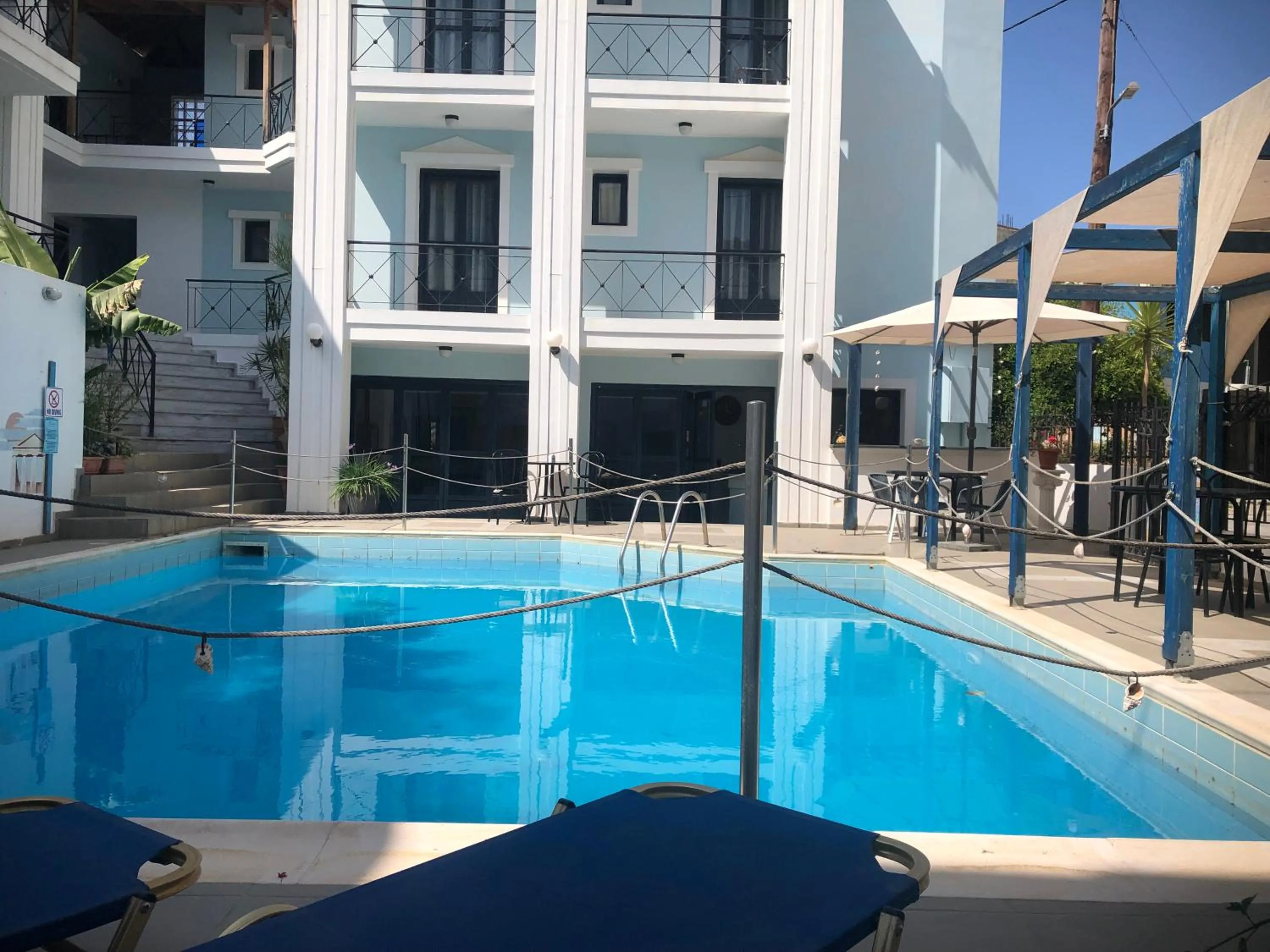 Swimming pool in Renia Hotel Agia Pelagia -Crete