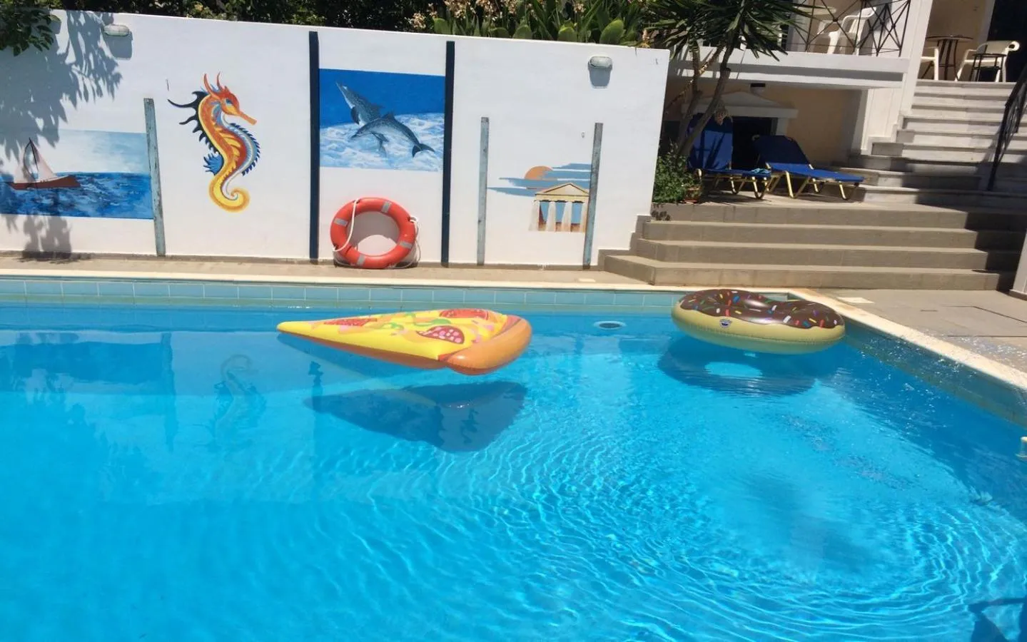 Swimming pool in Renia Hotel Agia Pelagia -Crete