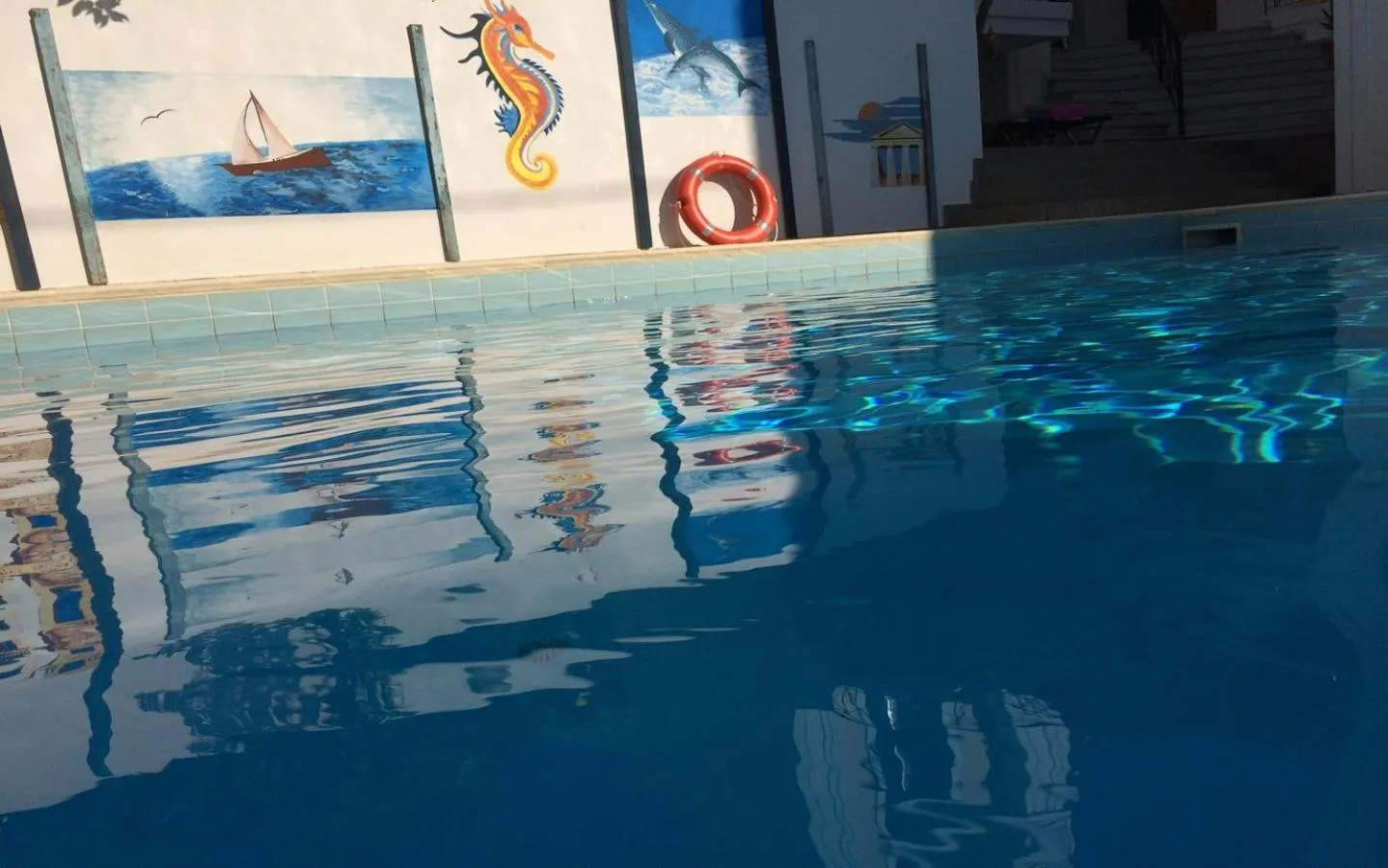 Swimming pool in Renia Hotel Agia Pelagia -Crete