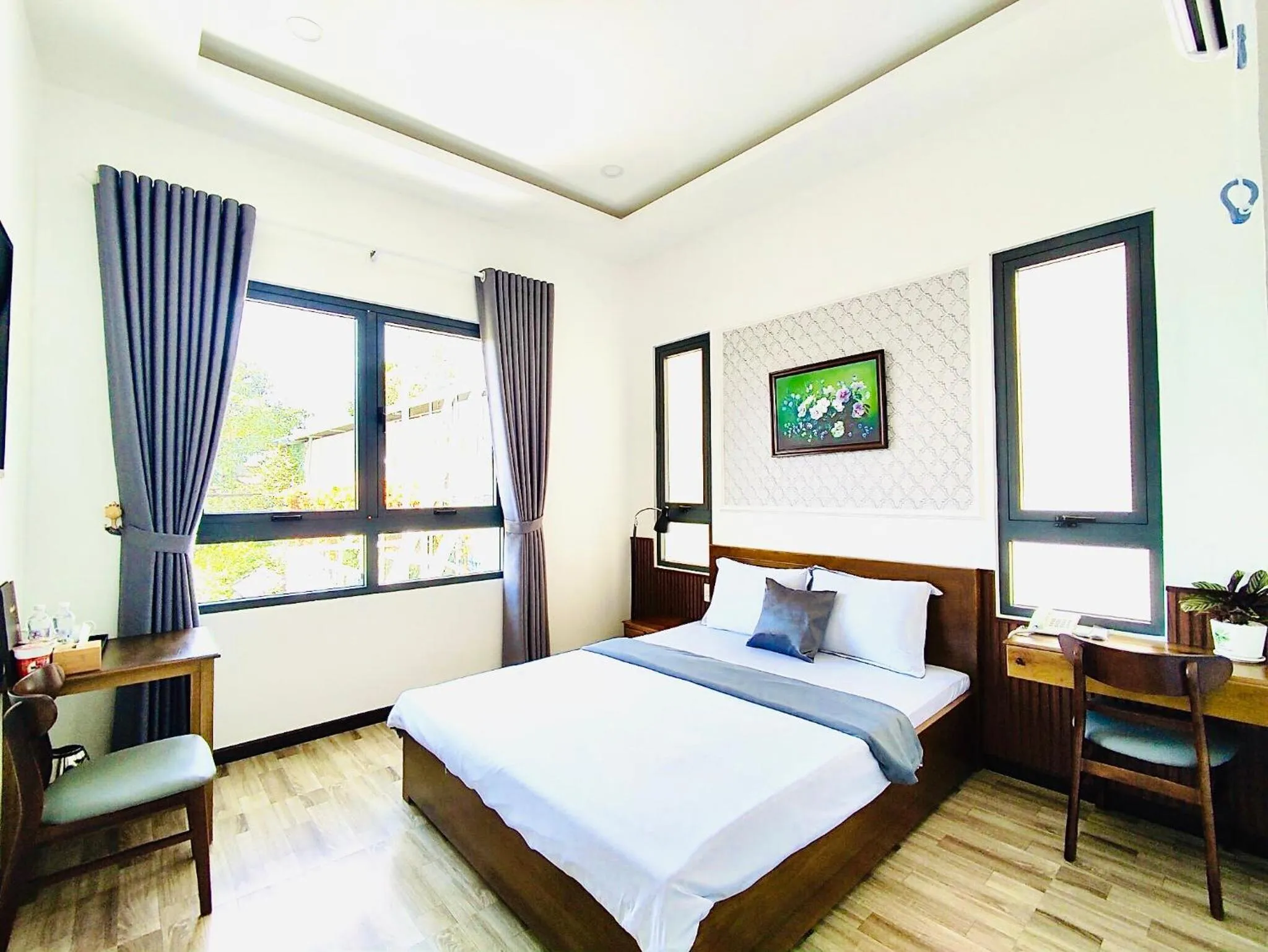 Bed in Hotel Hoa Nắng