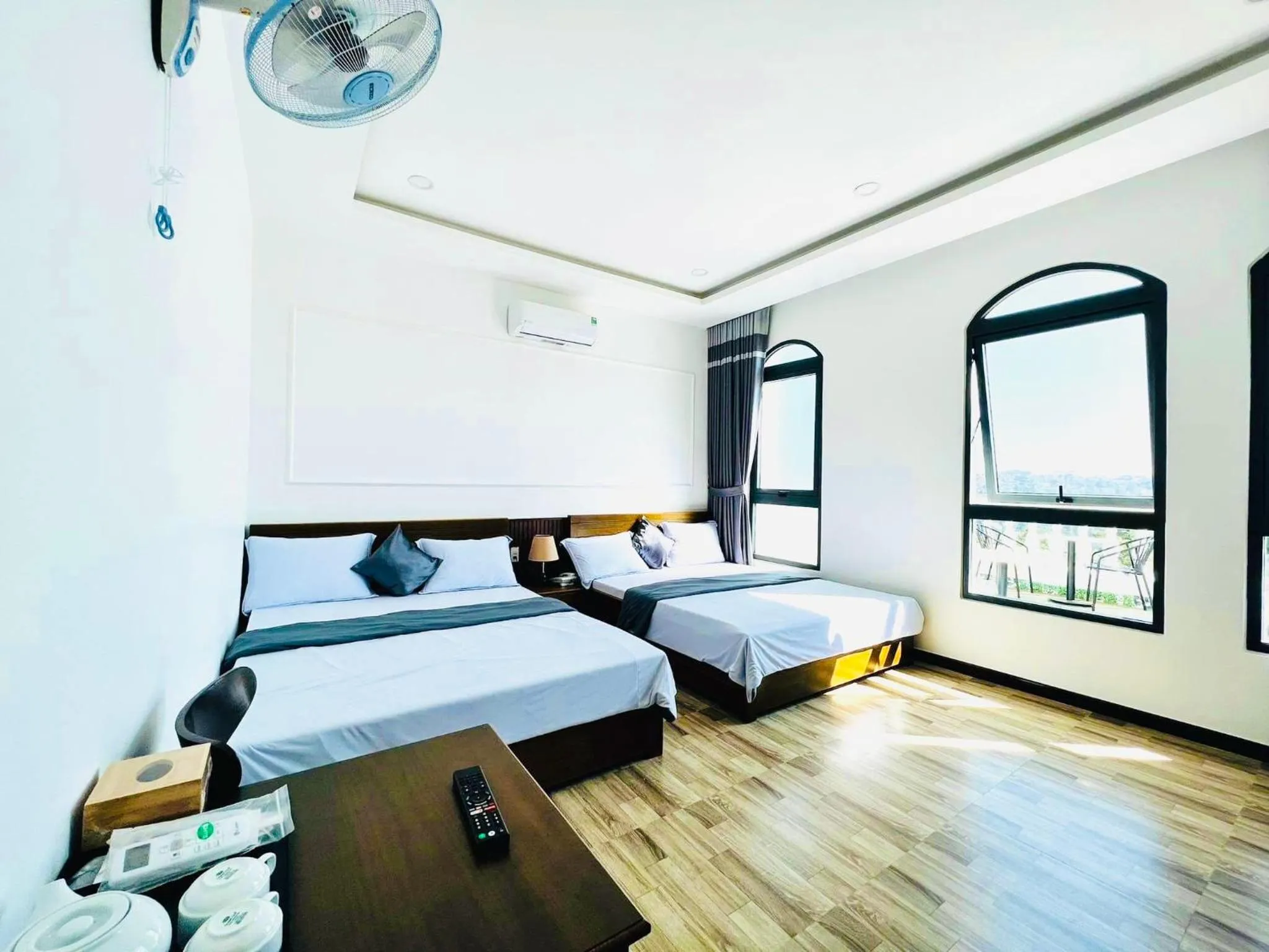 Bed in Hotel Hoa Nắng