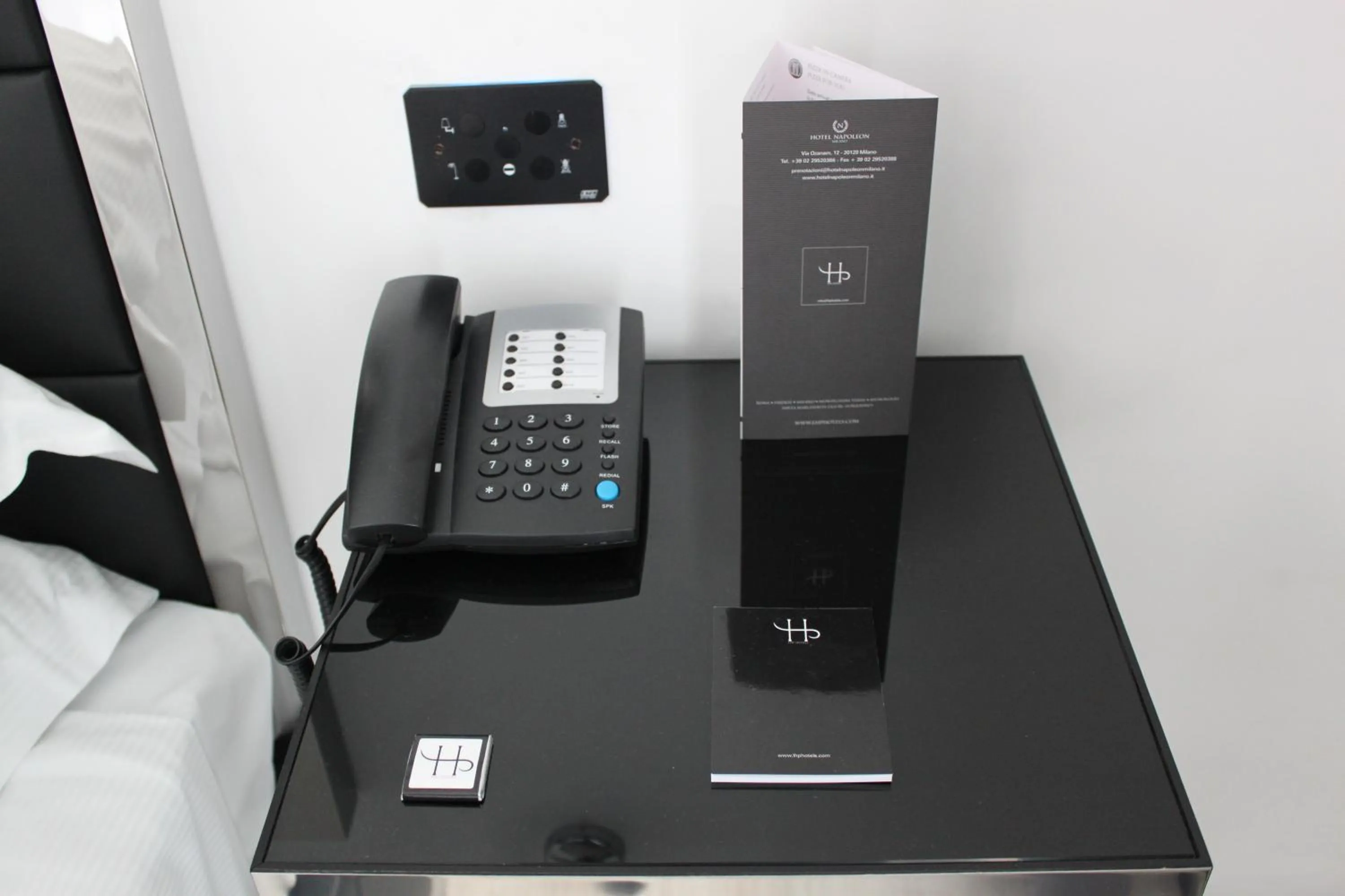 Decorative detail in LHP Hotel Napoleon