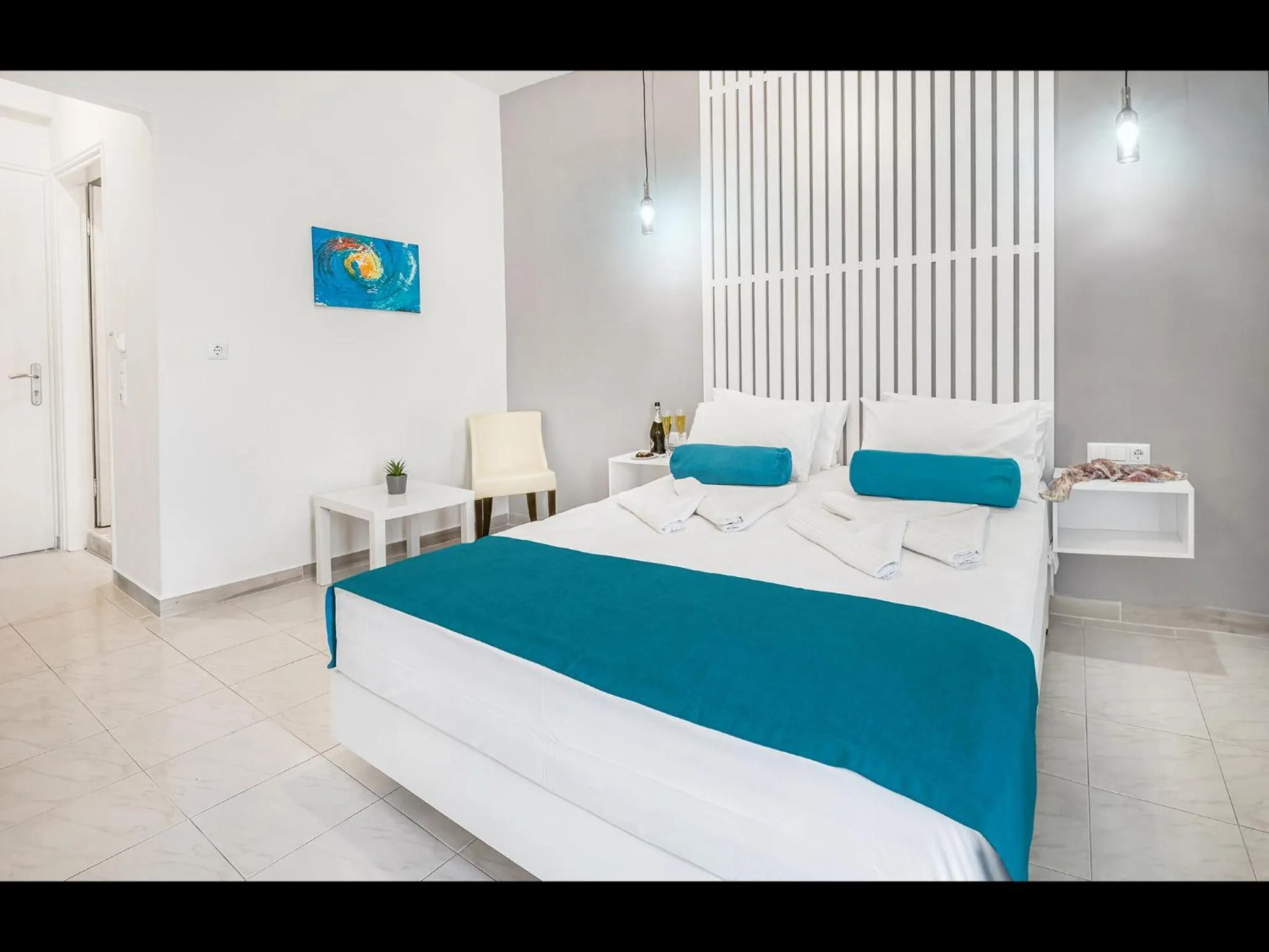 Photo of the whole room, Bed in Thassian Riviera Hotel