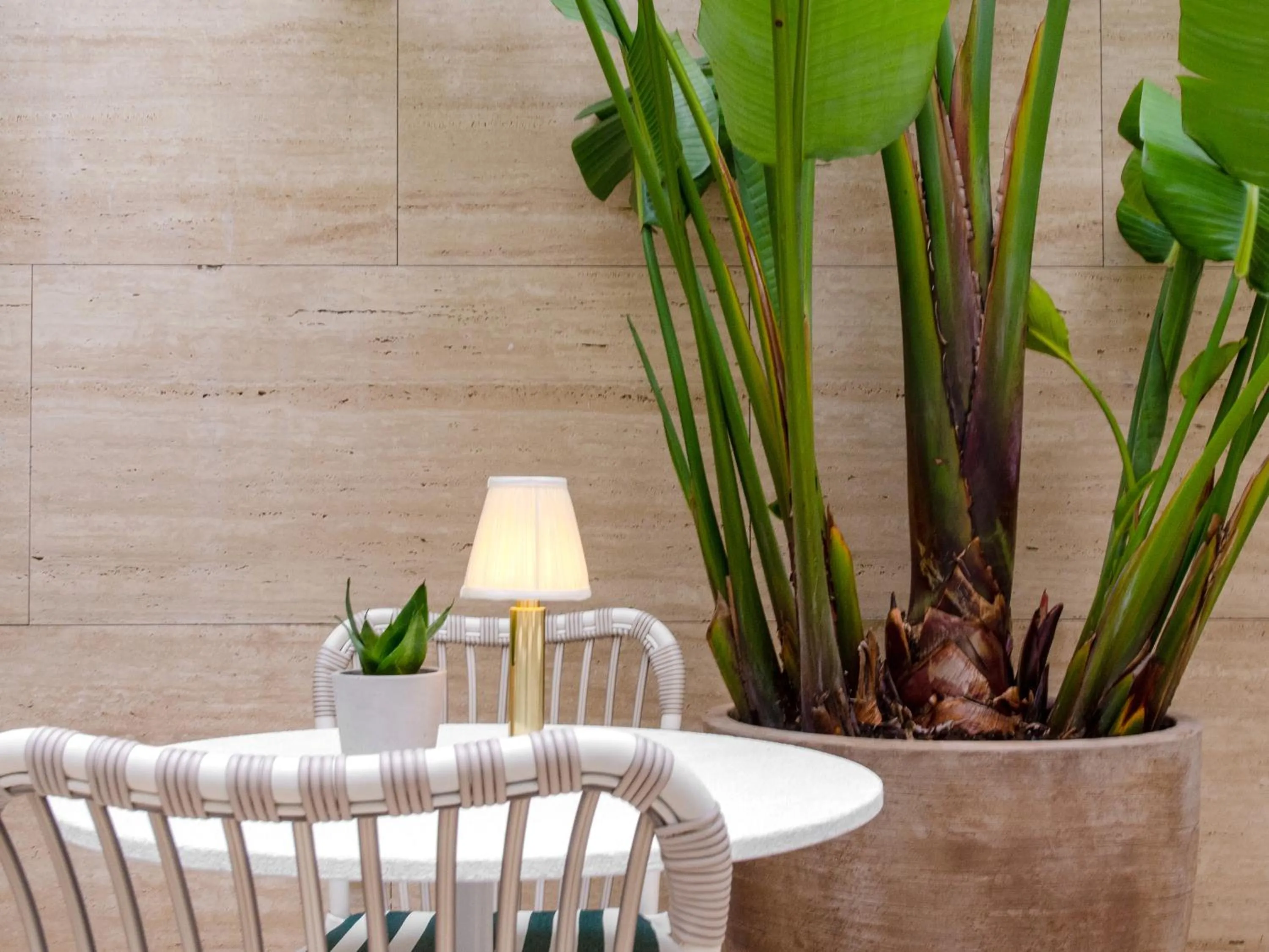 Patio in Browns Avenue Hotel