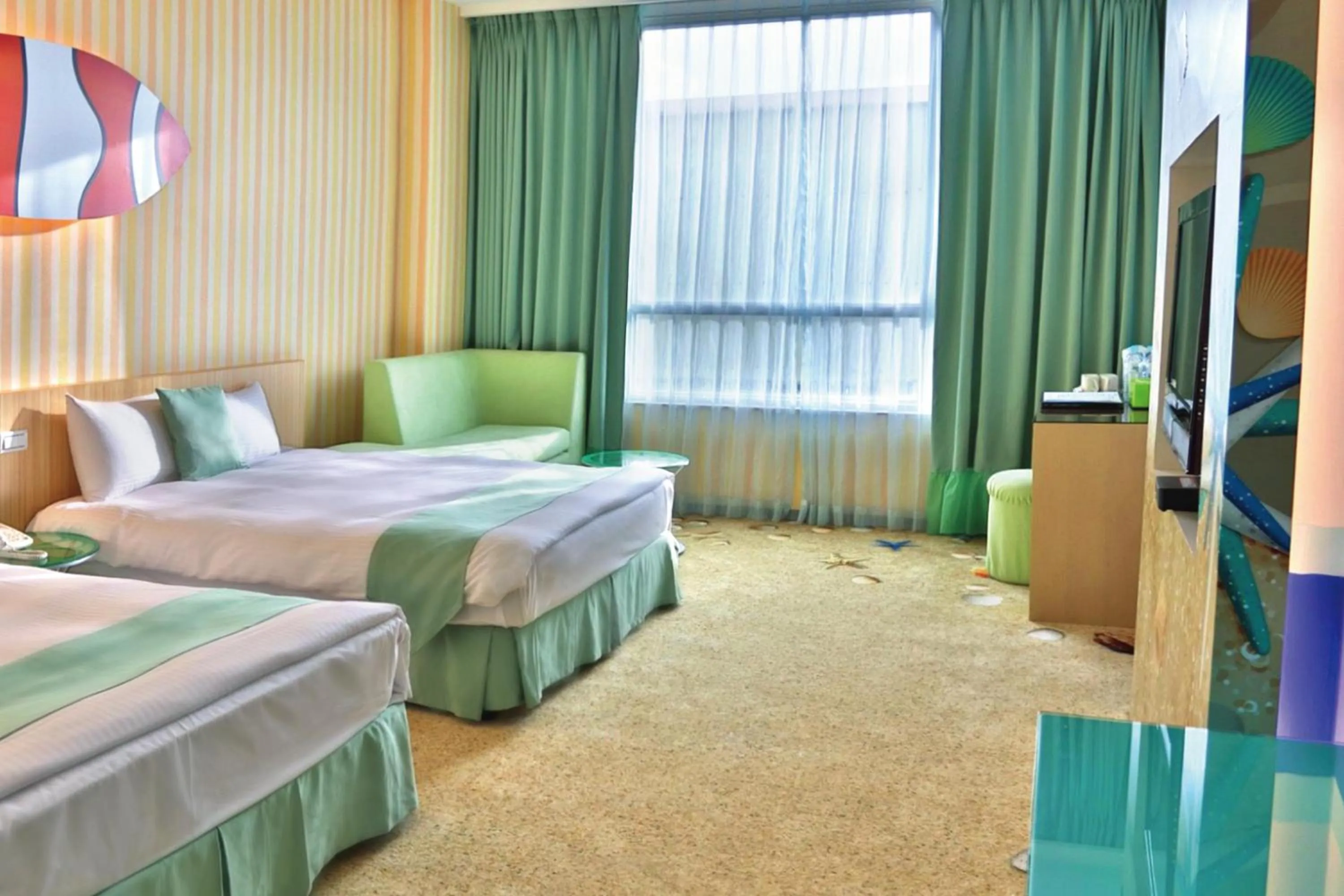 Bed in Uni-Resort Kenting