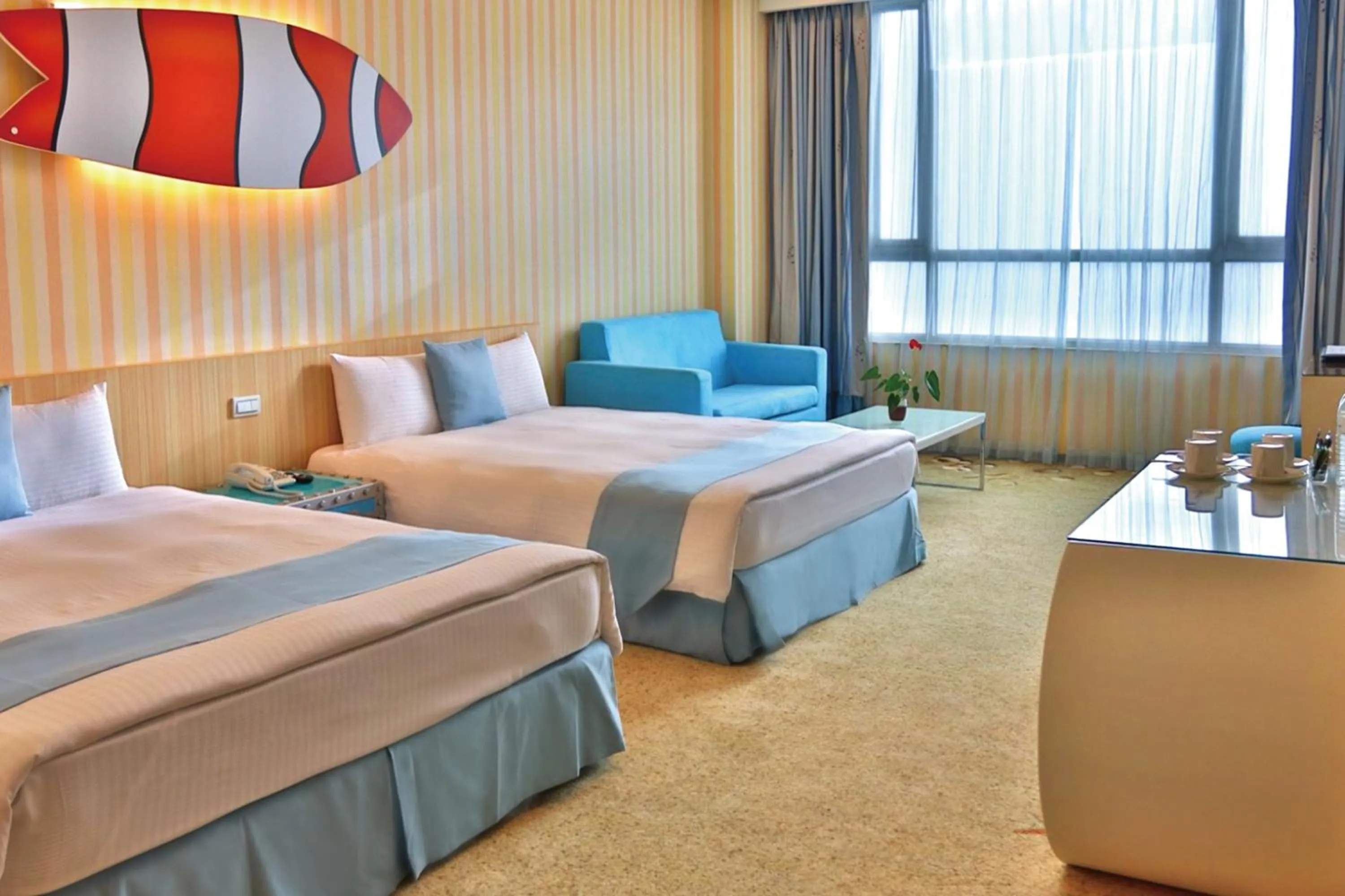 Bed in Uni-Resort Kenting