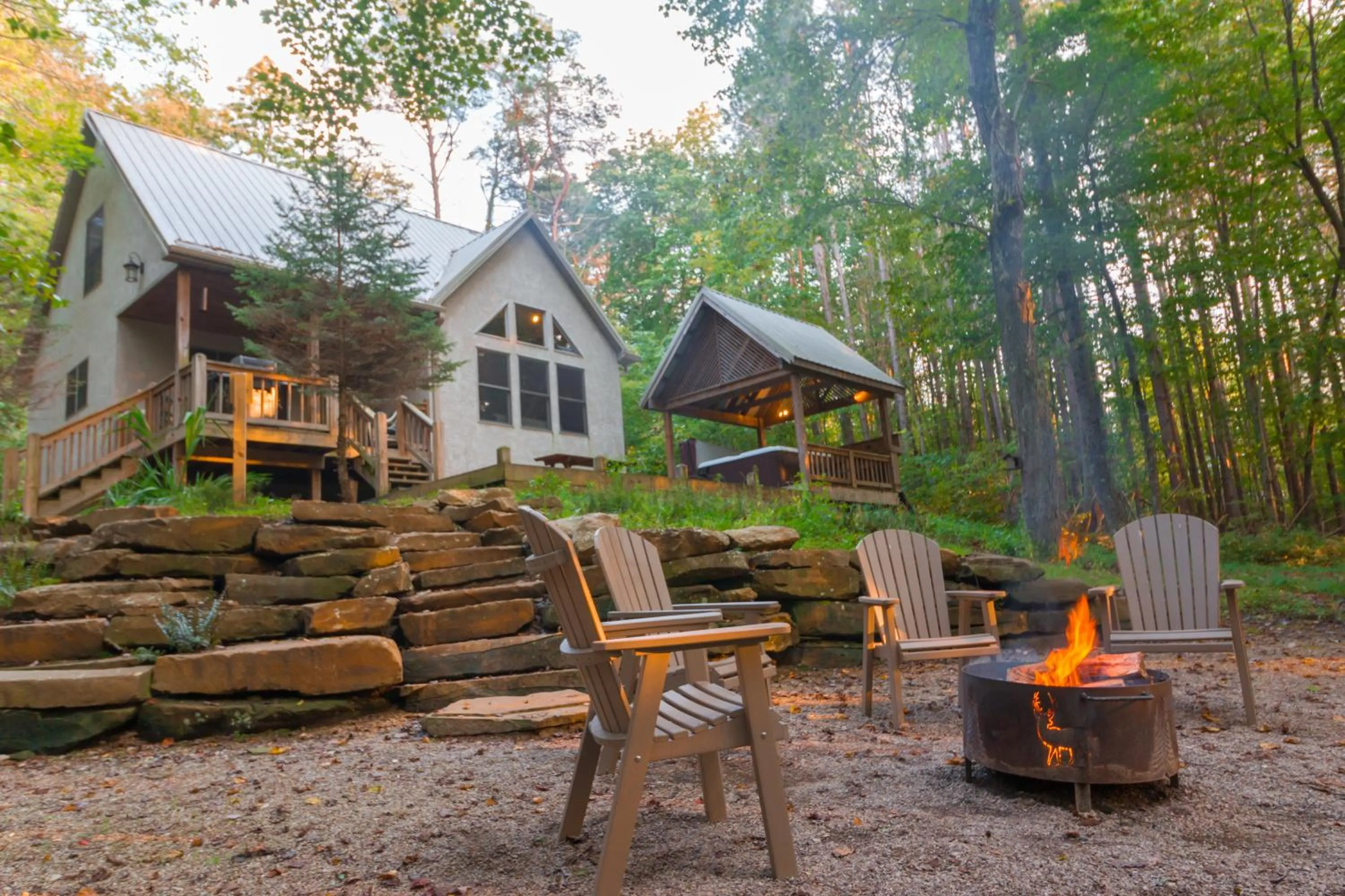 Spring in Cherry Ridge Retreat Luxury Cabins