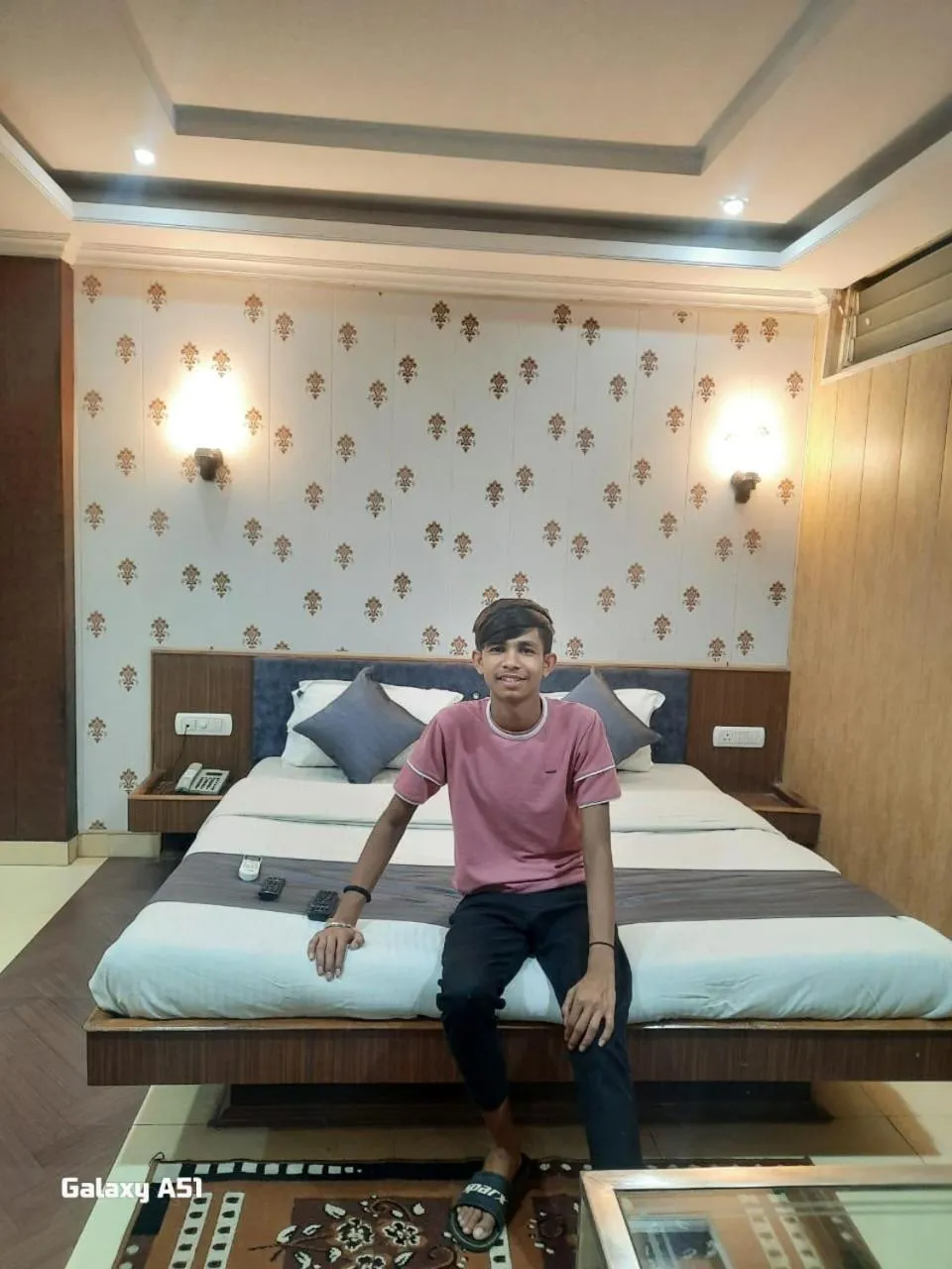 Bed in Hotel Rock View