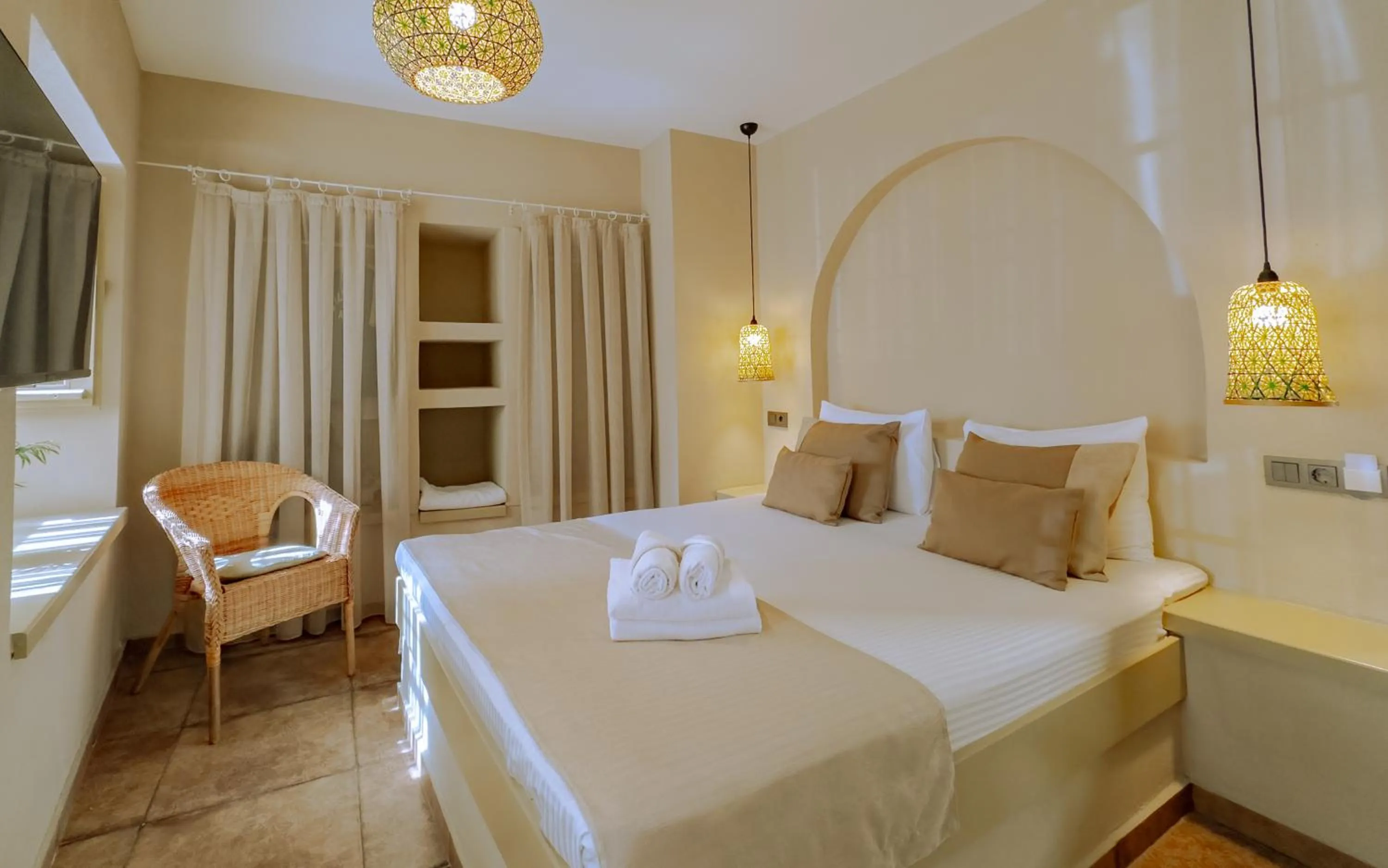 Bed in The Easy Rooms Terrace