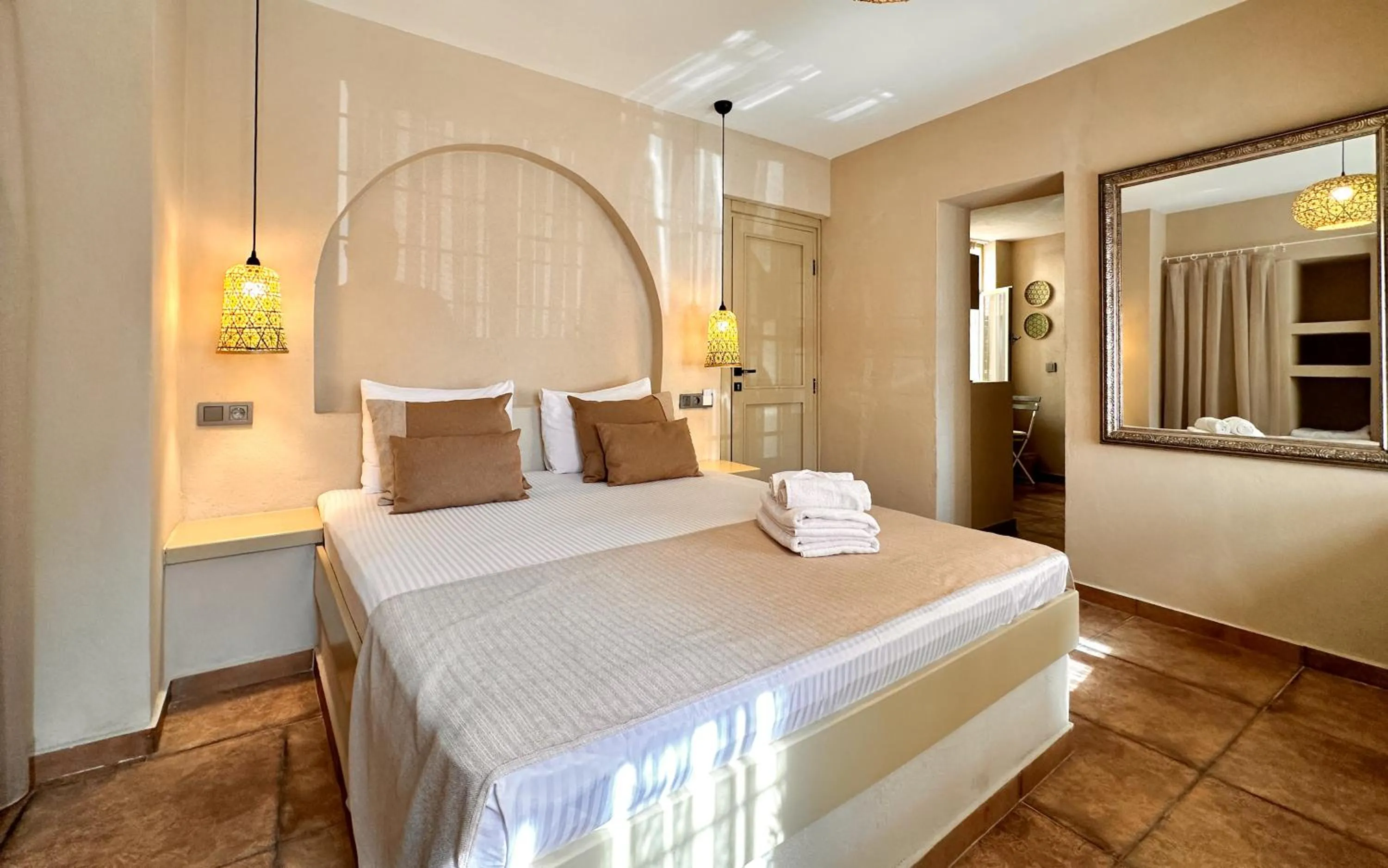 Bed in The Easy Rooms Terrace