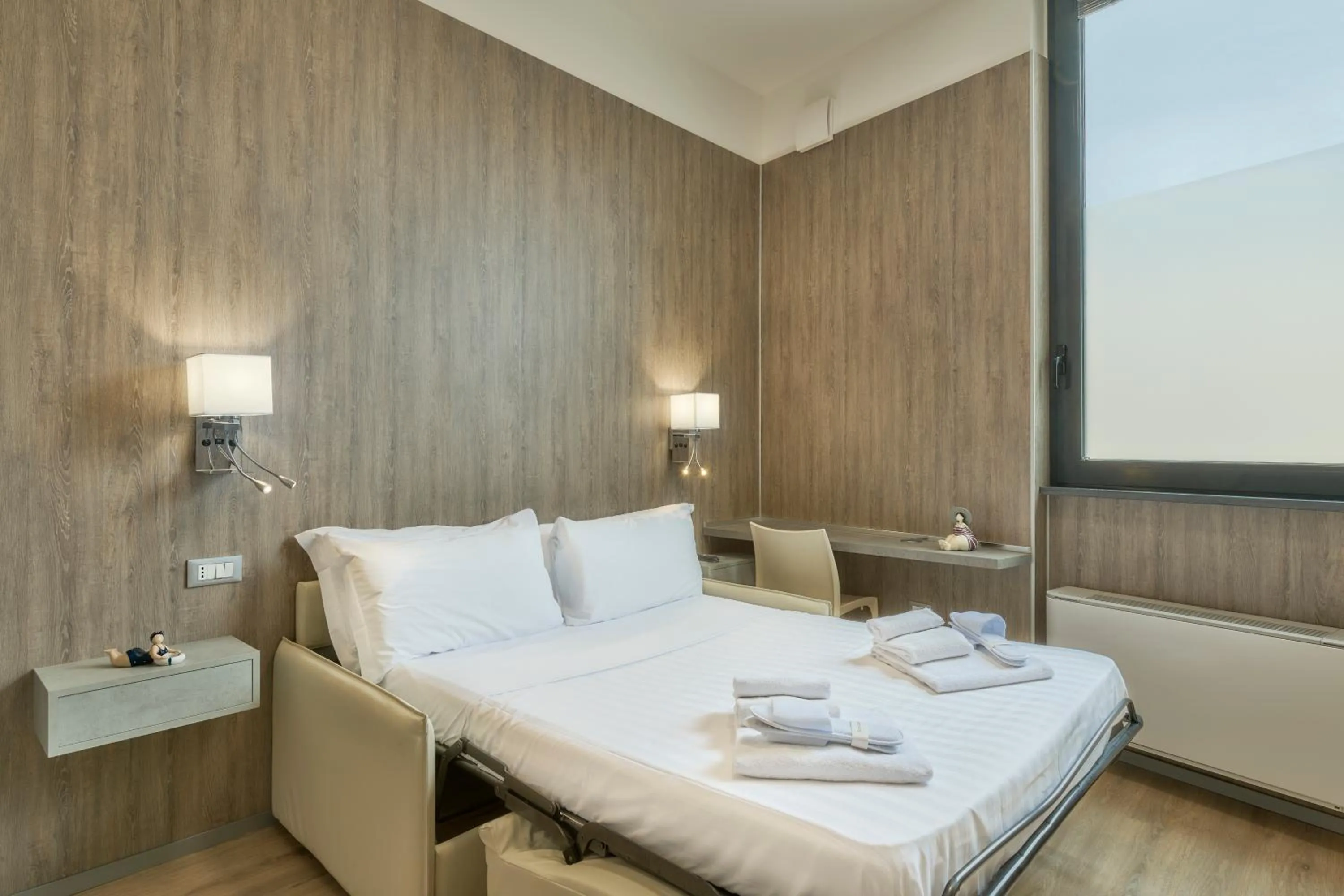 Bed in Hotel Tre Ville