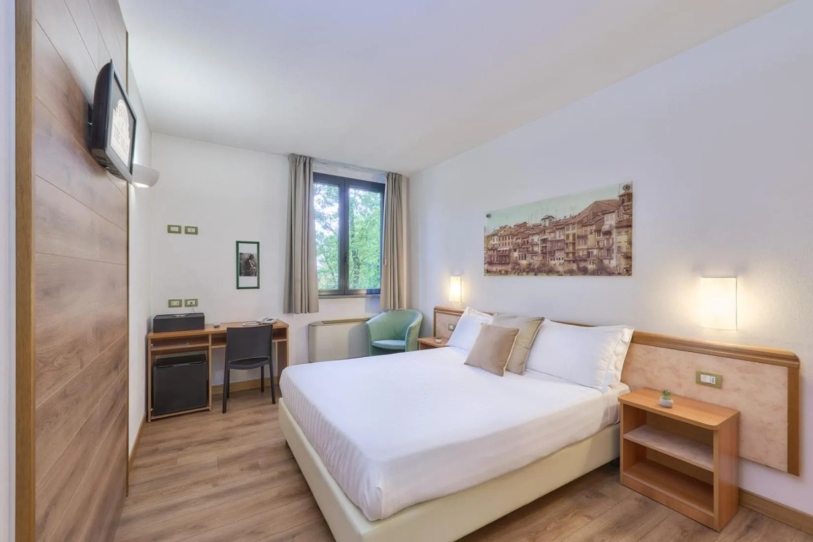 Bedroom, Bed in Hotel Tre Ville