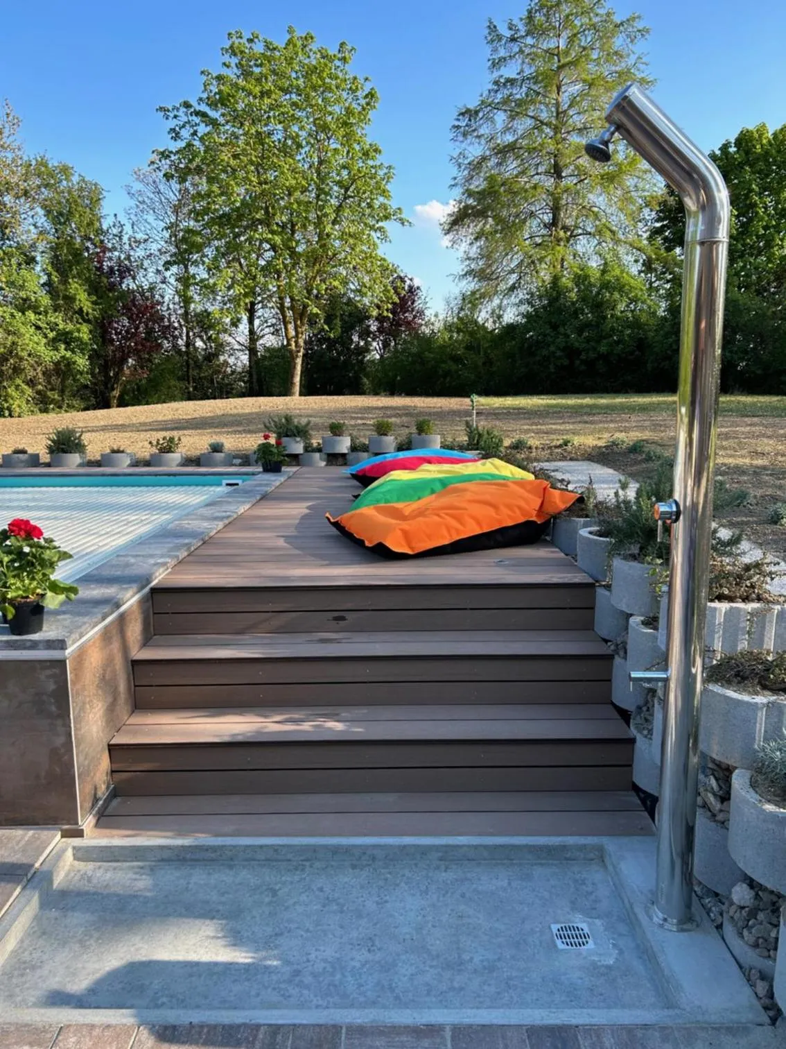 Pool view in Hotel Tre Ville