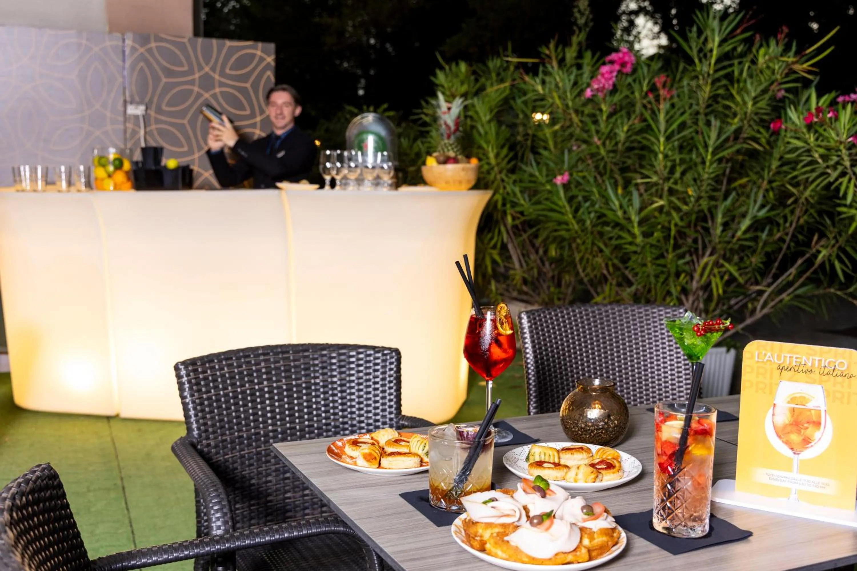 Patio in Best Western Air Hotel Linate