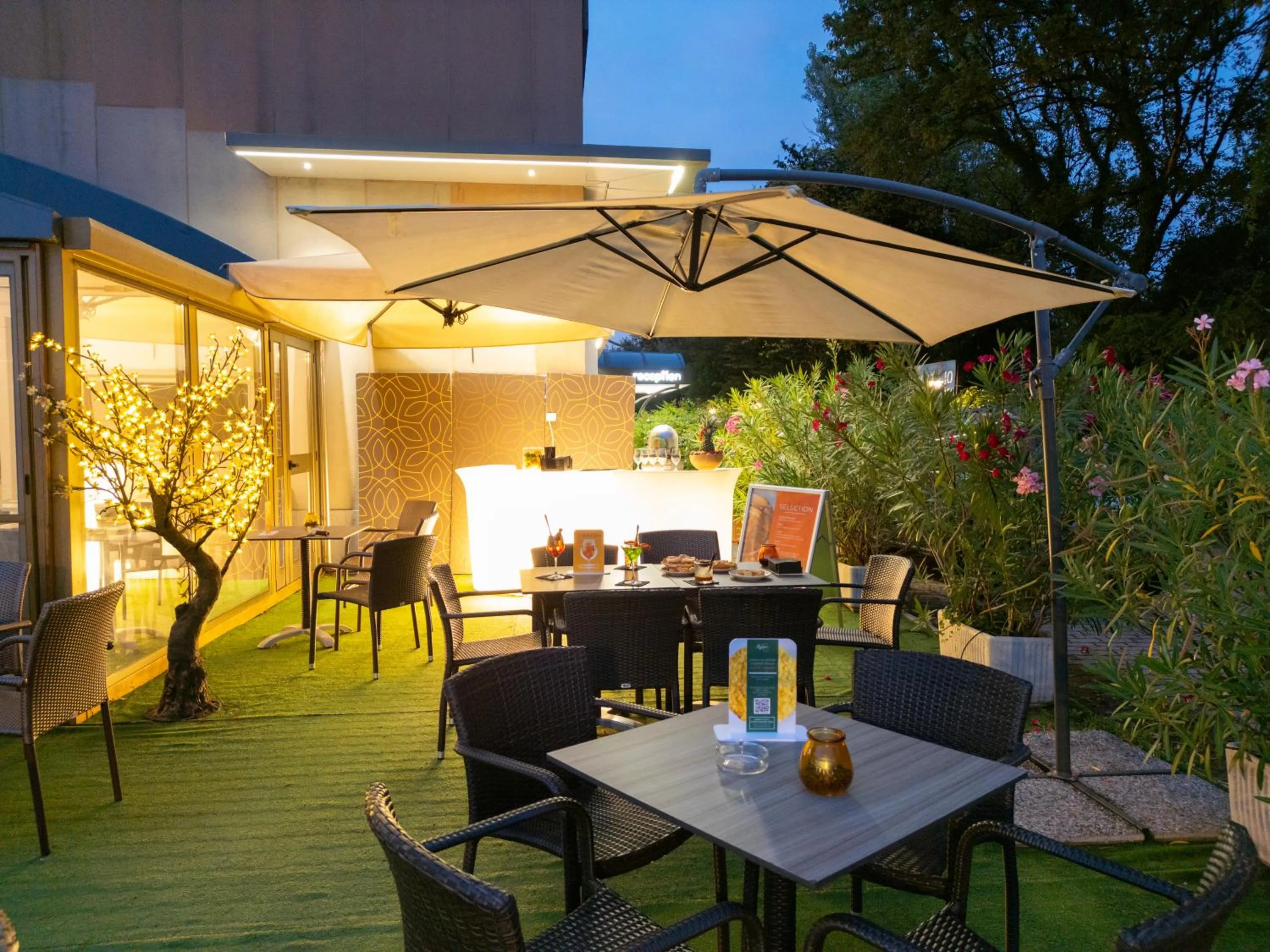 Patio in Best Western Air Hotel Linate
