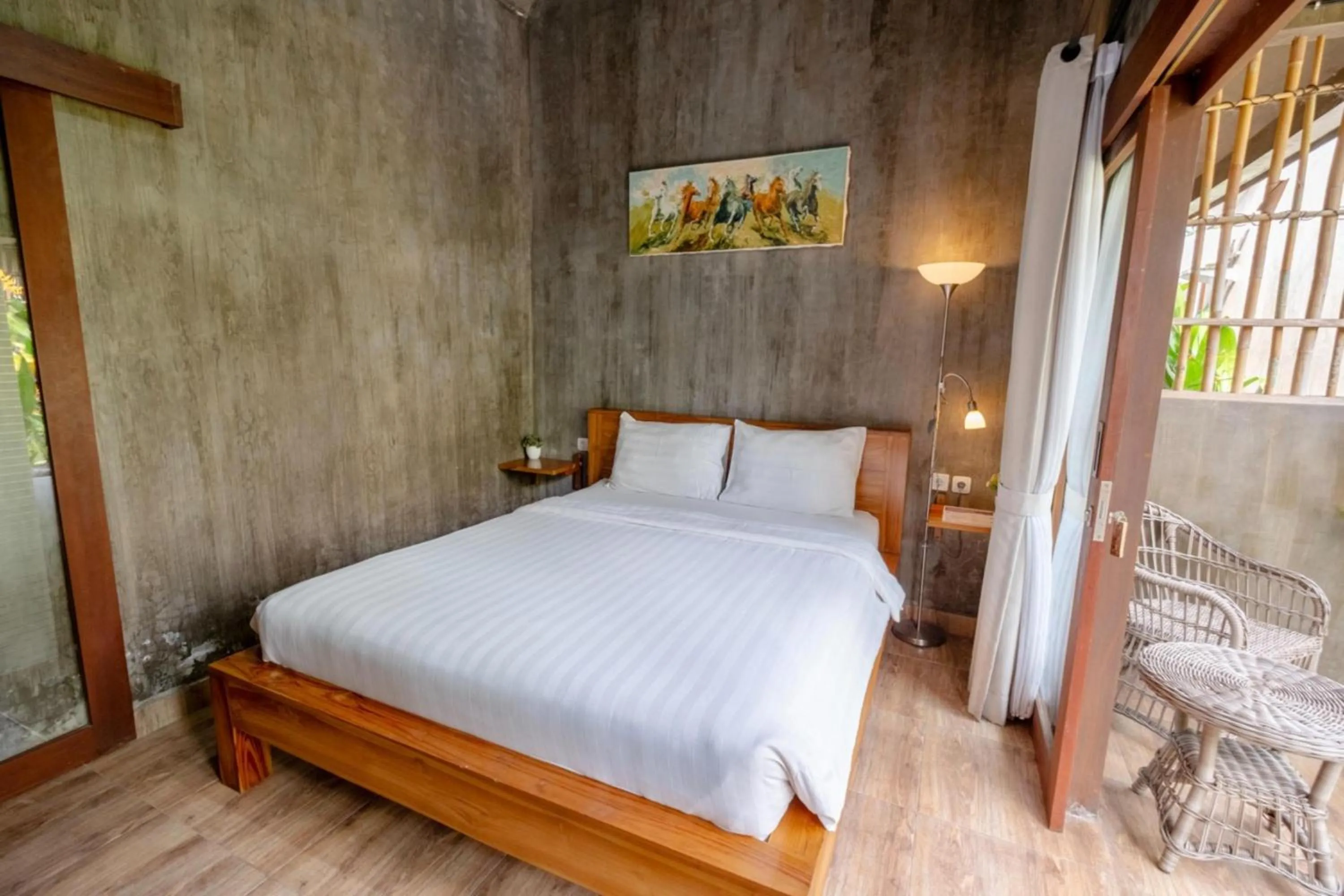 Bed in Elemento Homestay Badung