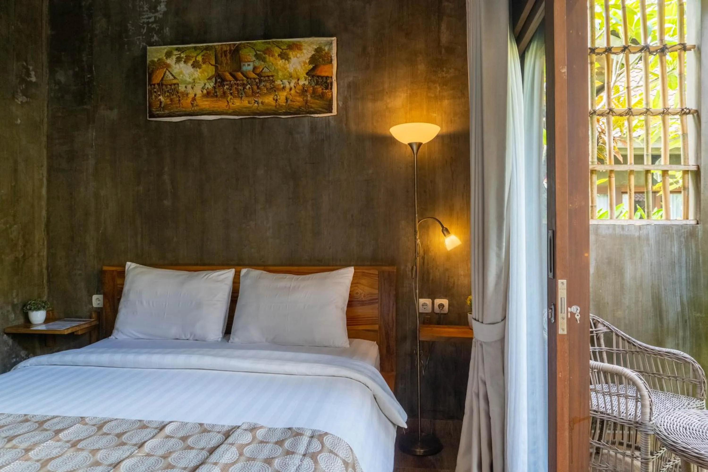 Bed in Elemento Homestay Badung