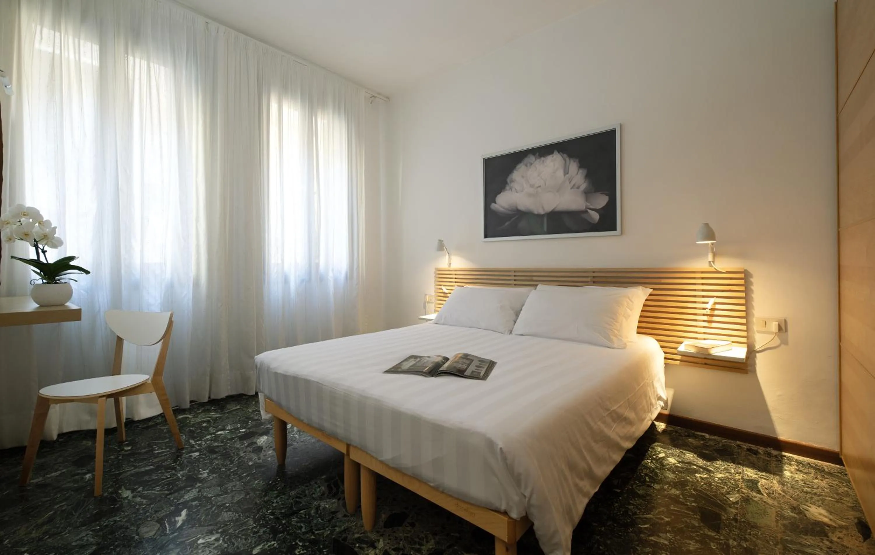 Bed in Hotel Guerrini