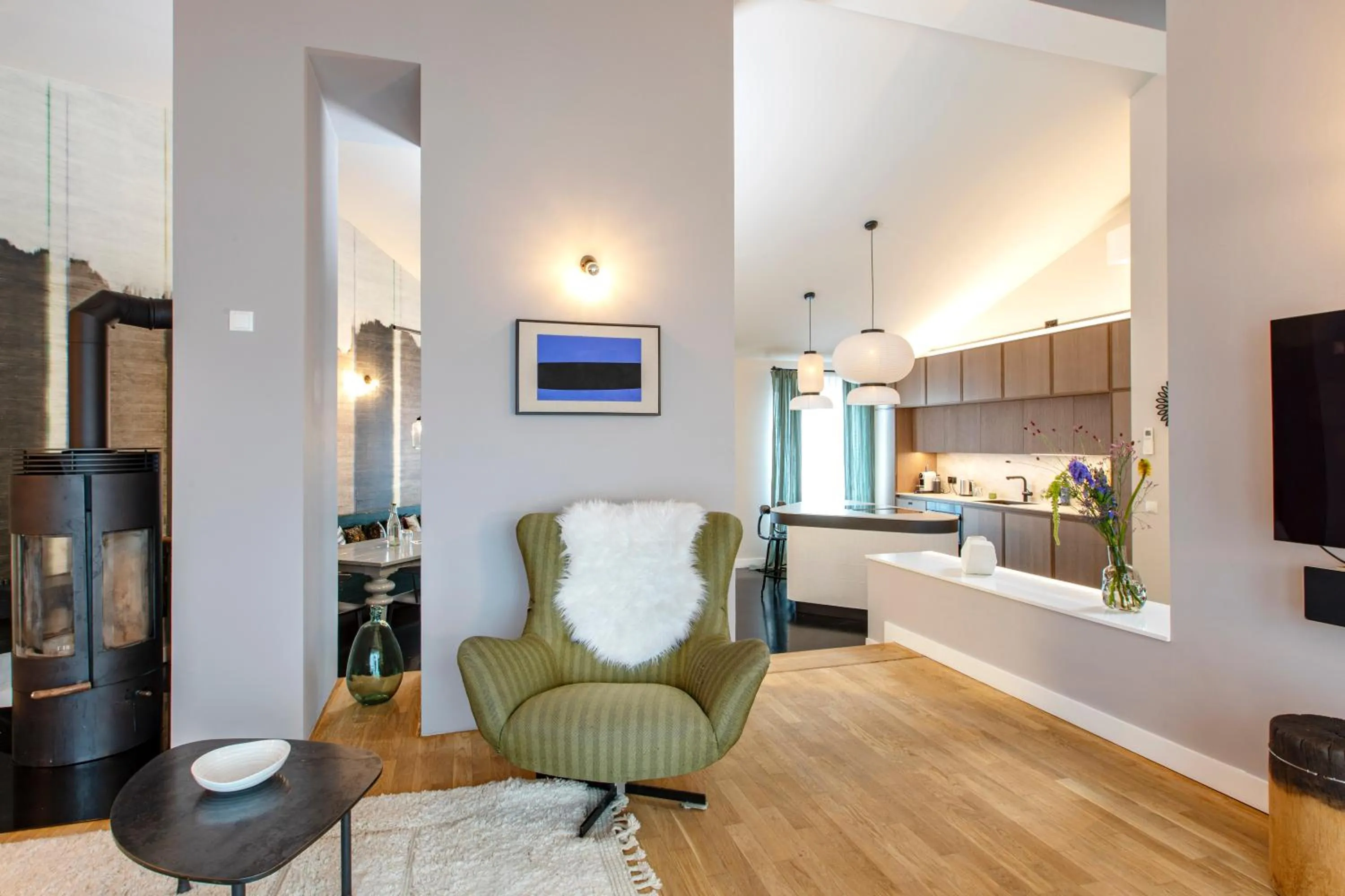 Living room in Gorki Apartments