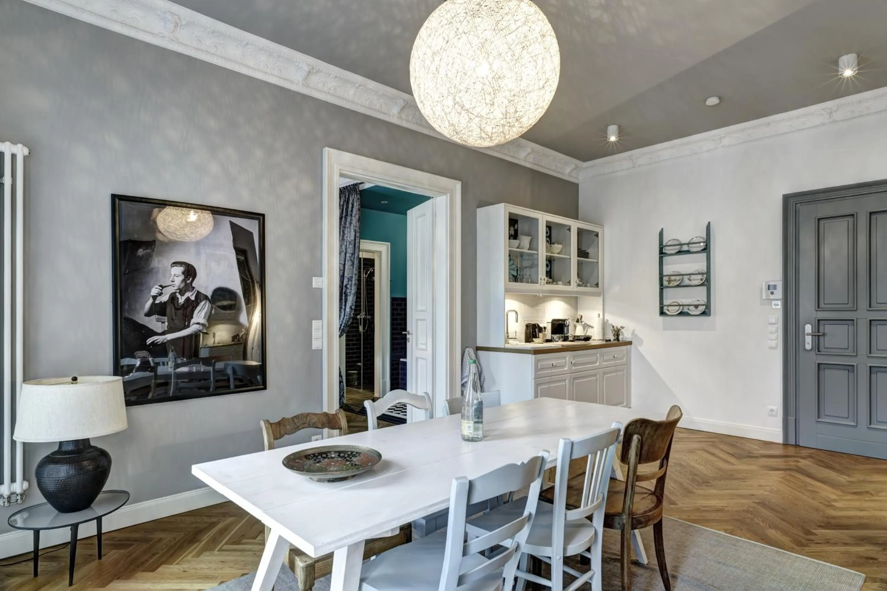 Dining area in Gorki Apartments