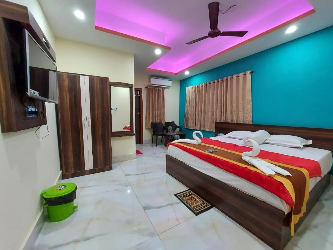 Bed in ICONIC Hotel Digha