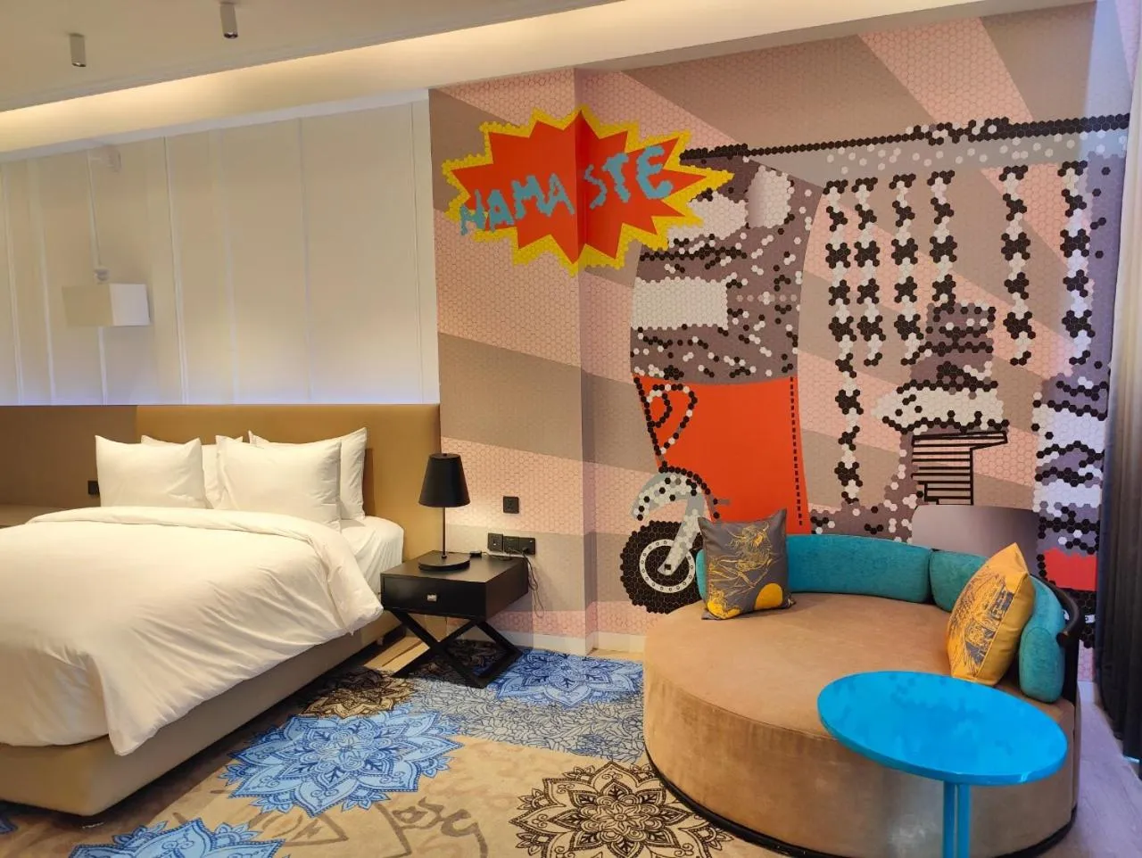 Seating area, Bed in Norbu The Montanna, Dharamshala - IHCL SeleQtions