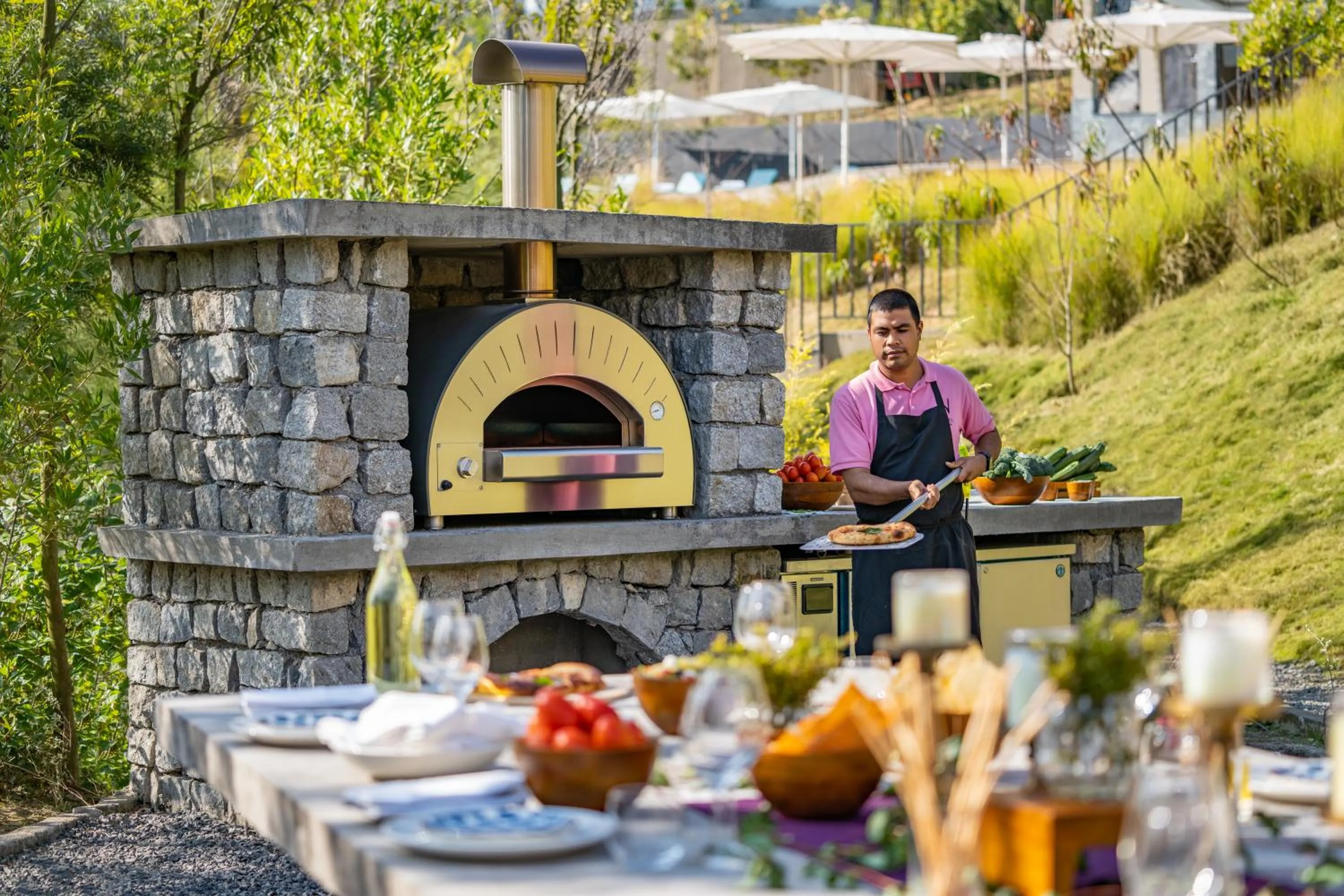 Dining area in Norbu The Montanna, Dharamshala - IHCL SeleQtions