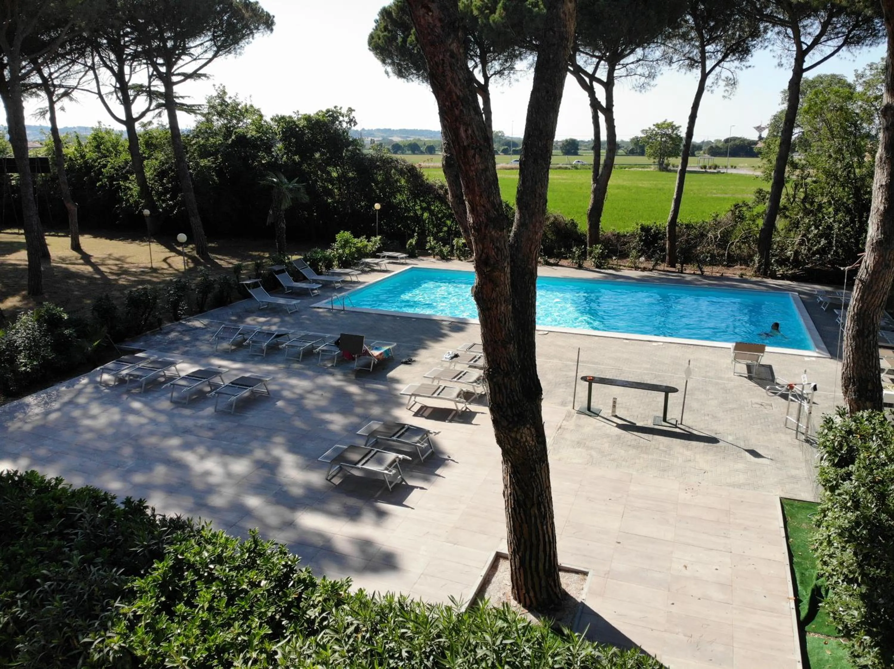 Pool view in Villaggio Mithos