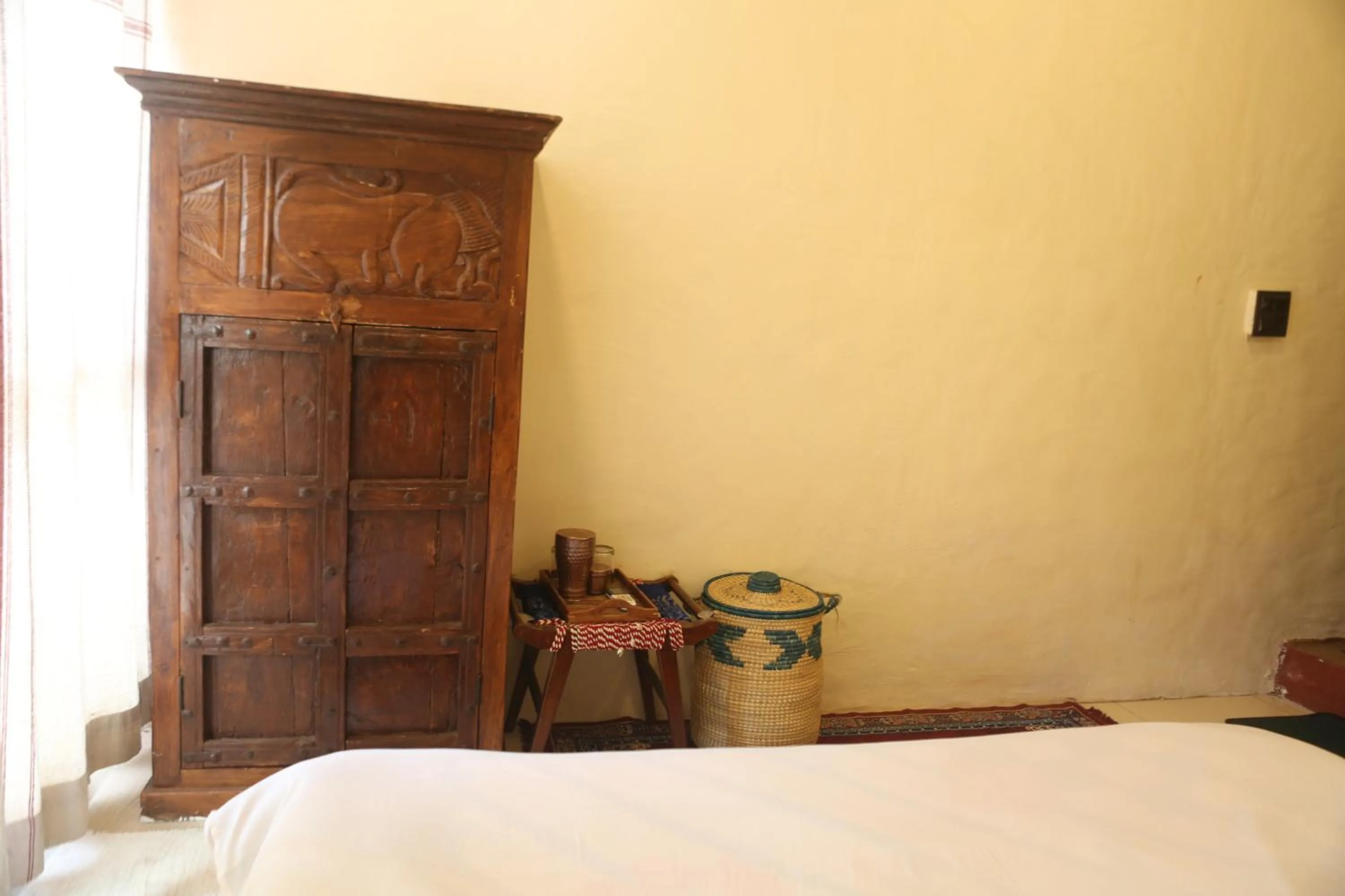 Bed in Vedic Dham Ganga