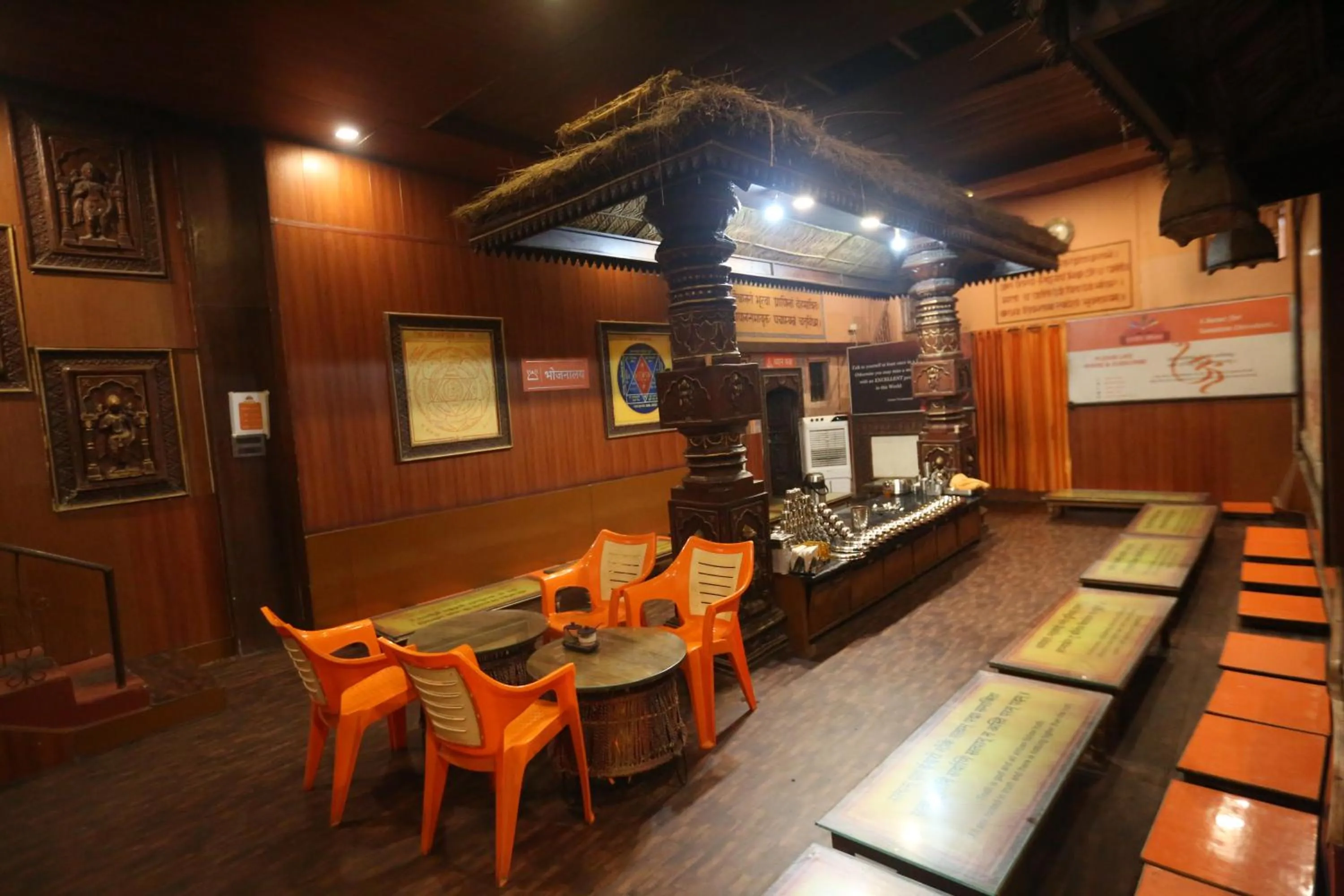 Restaurant/places to eat in Vedic Dham Ganga