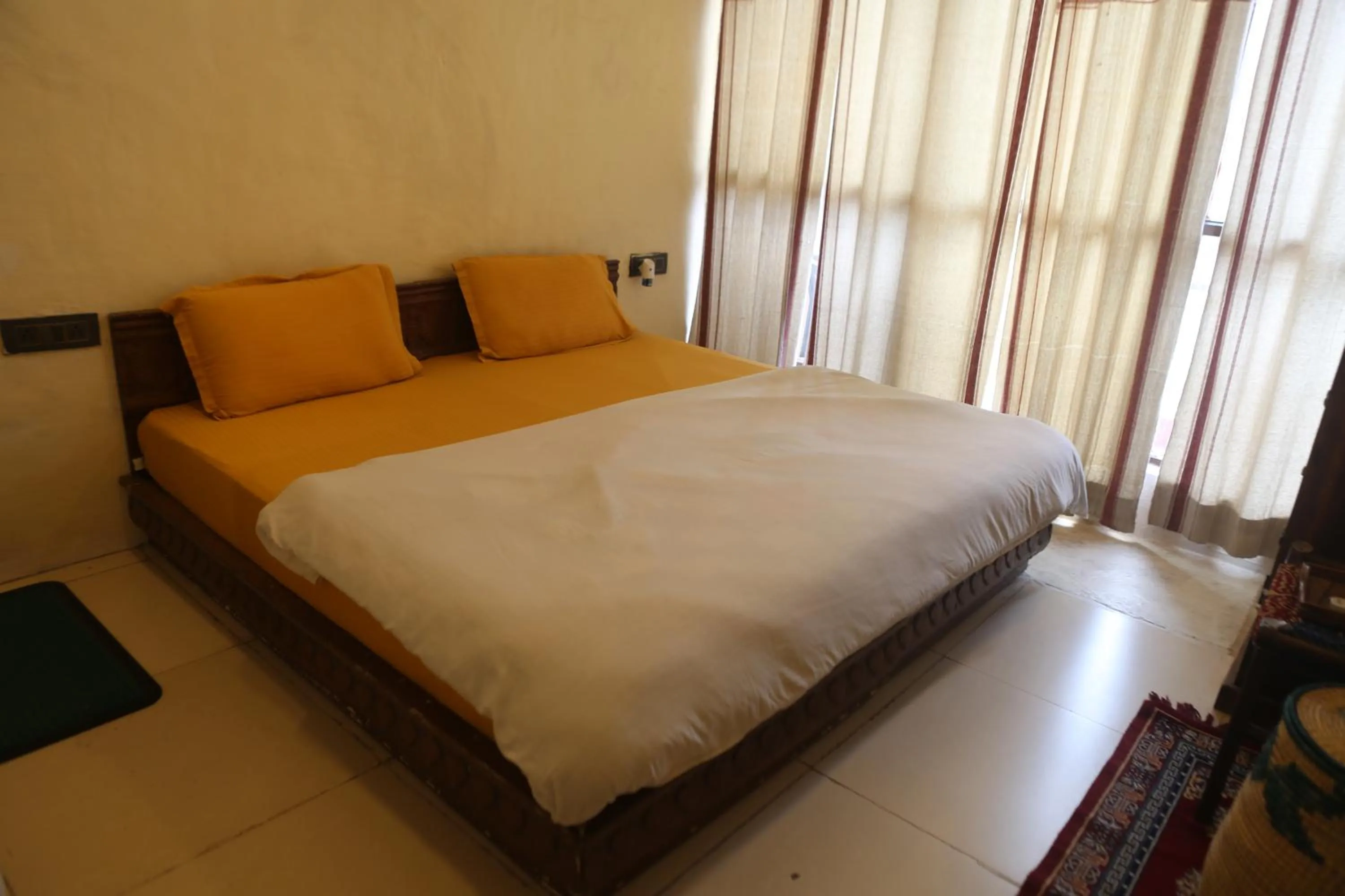 Bed in Vedic Dham Ganga