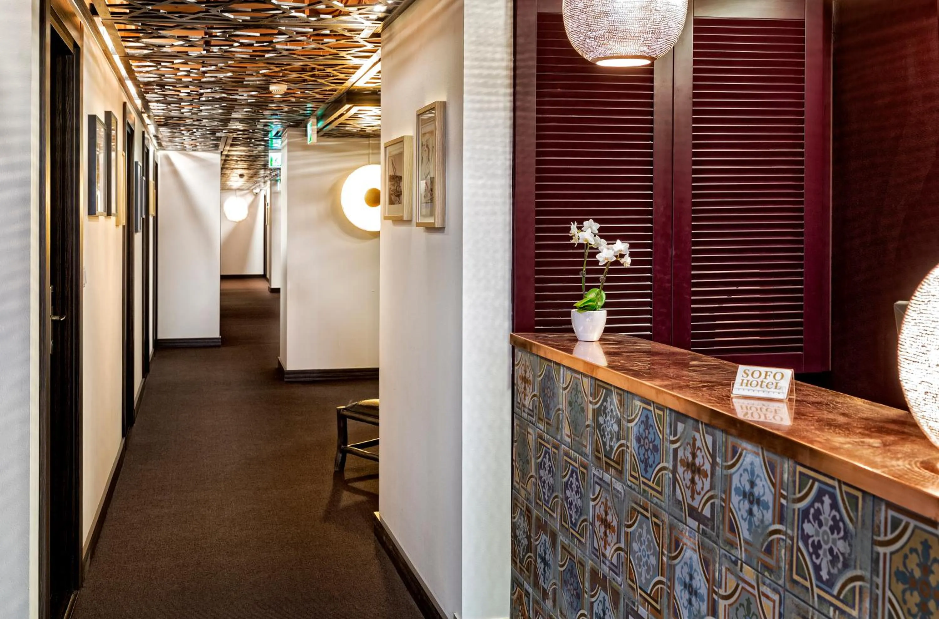 Lobby or reception in Sofo Hotel