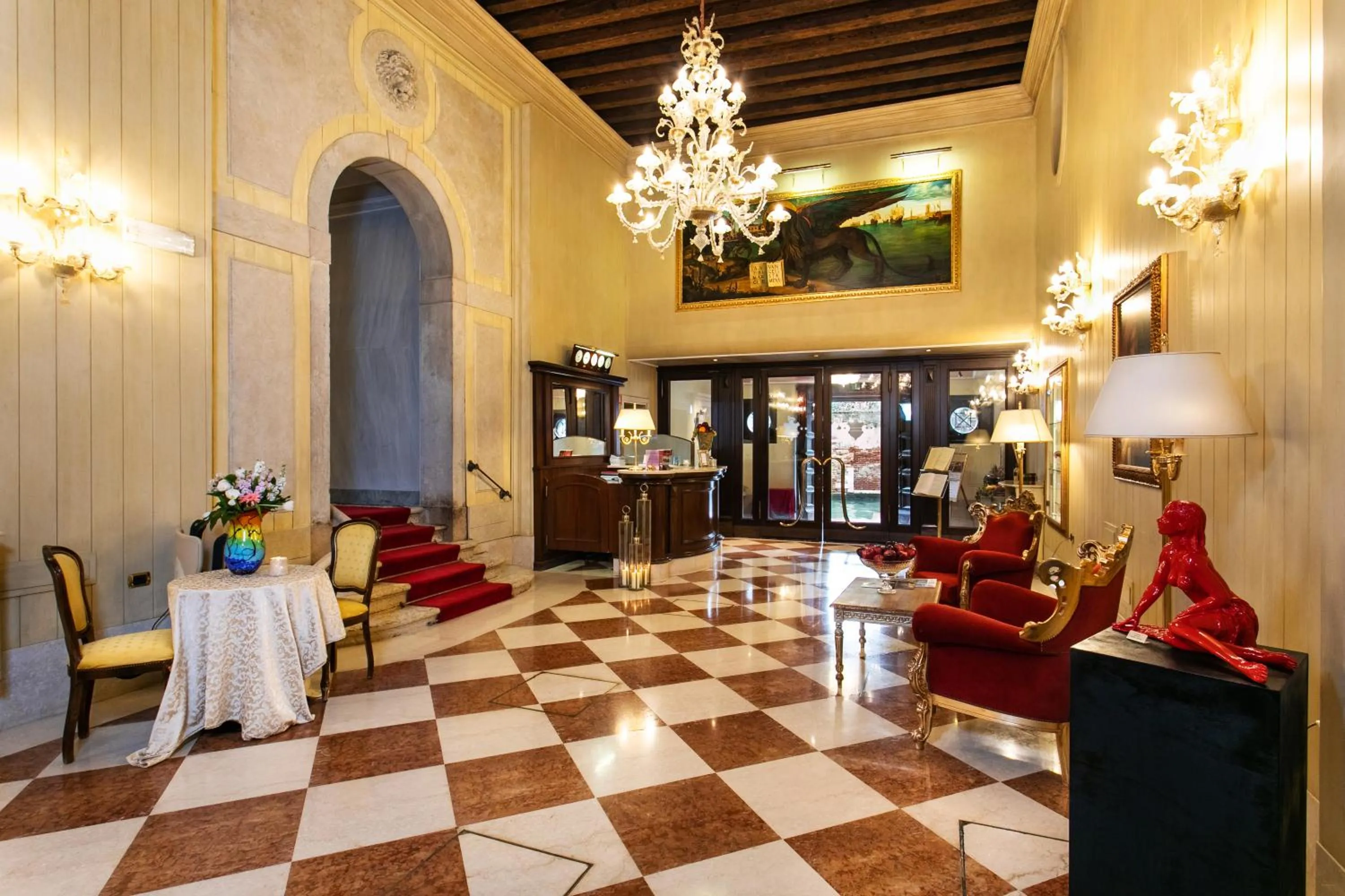 Living room in Ca' Vendramin Zago