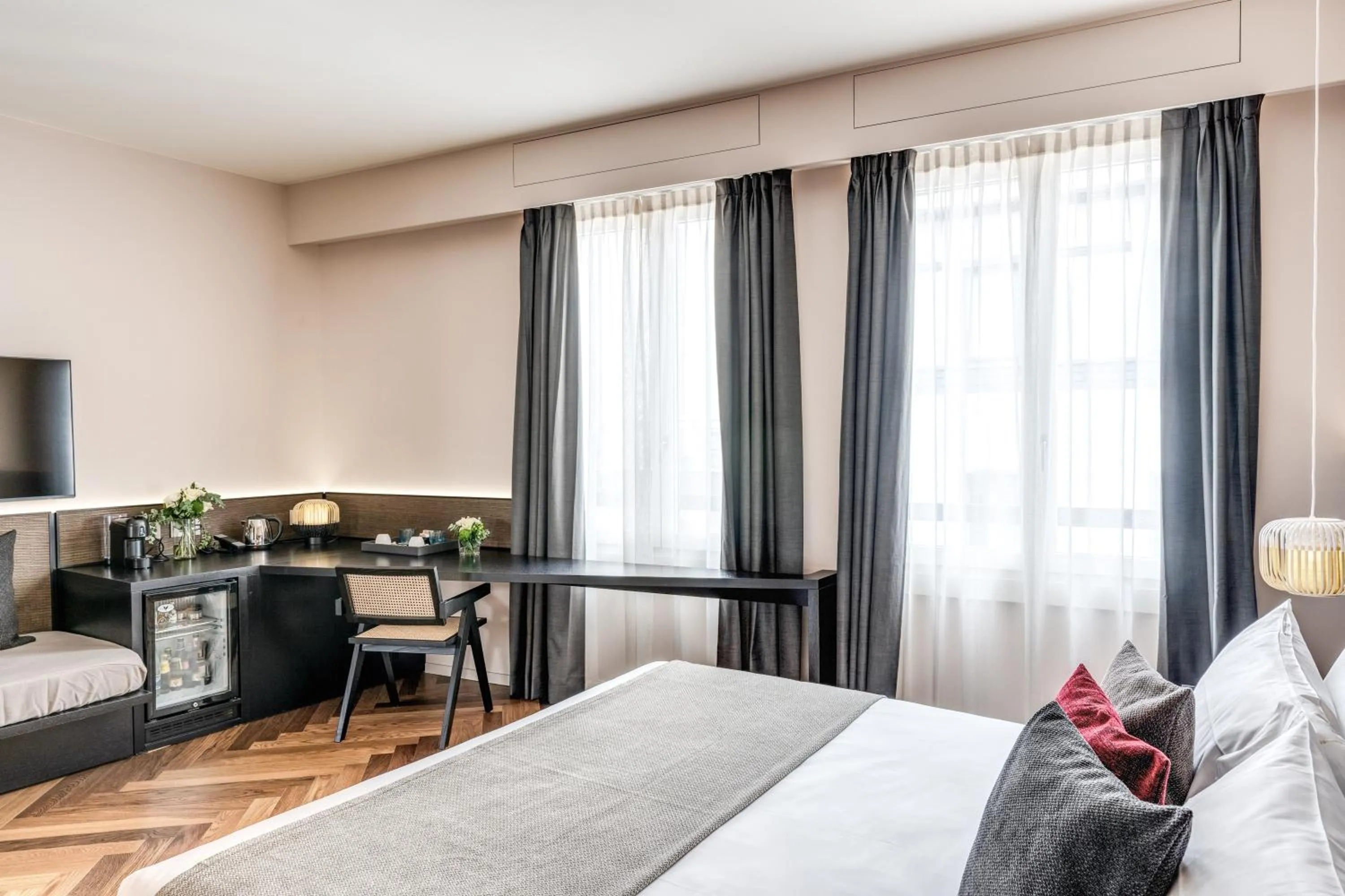 Bedroom, Bed in Plinius Lifestyle Hotel Lake Como