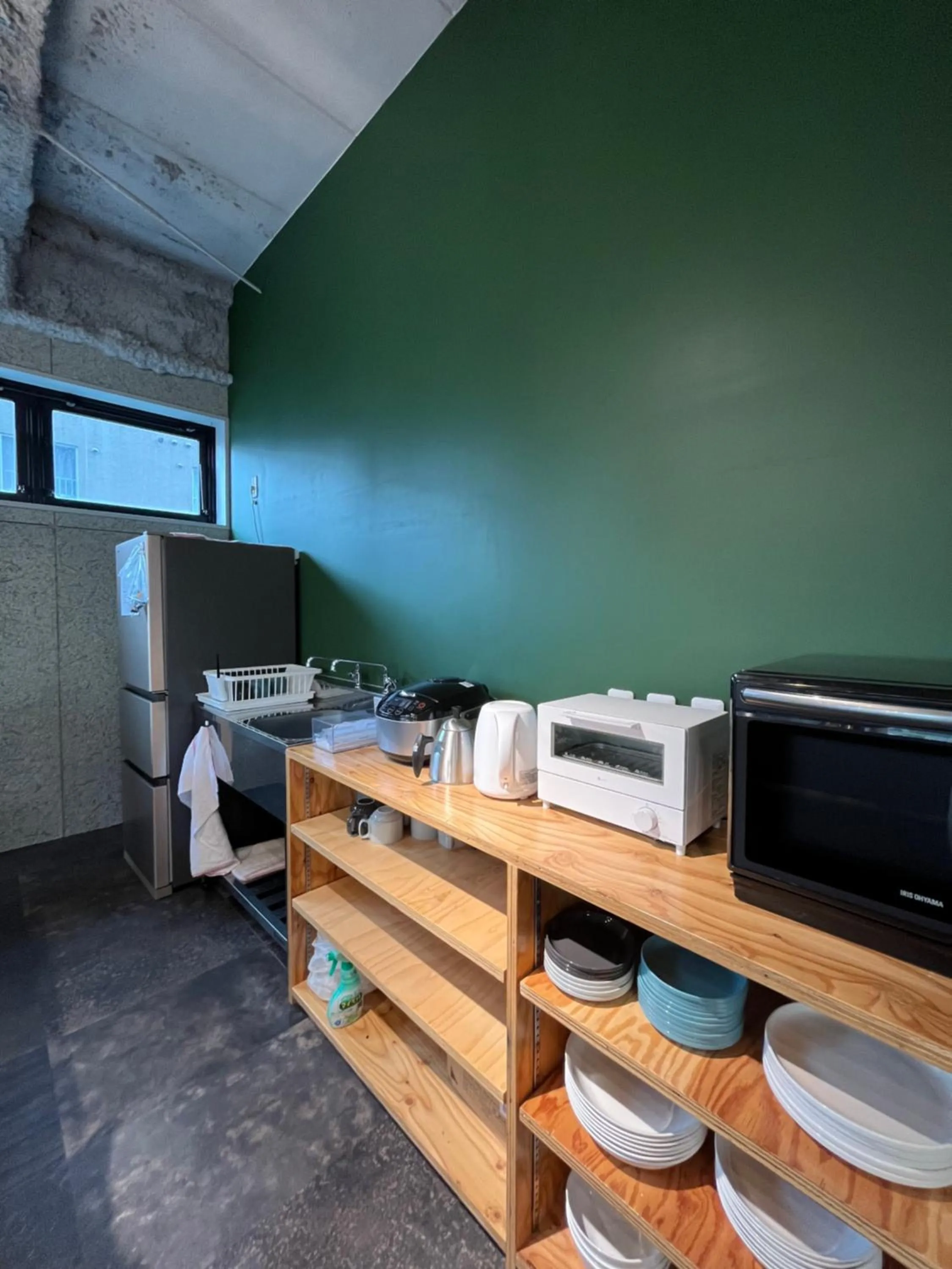 Kitchen or kitchenette in WISE OWL HOSTELS SAPPORO