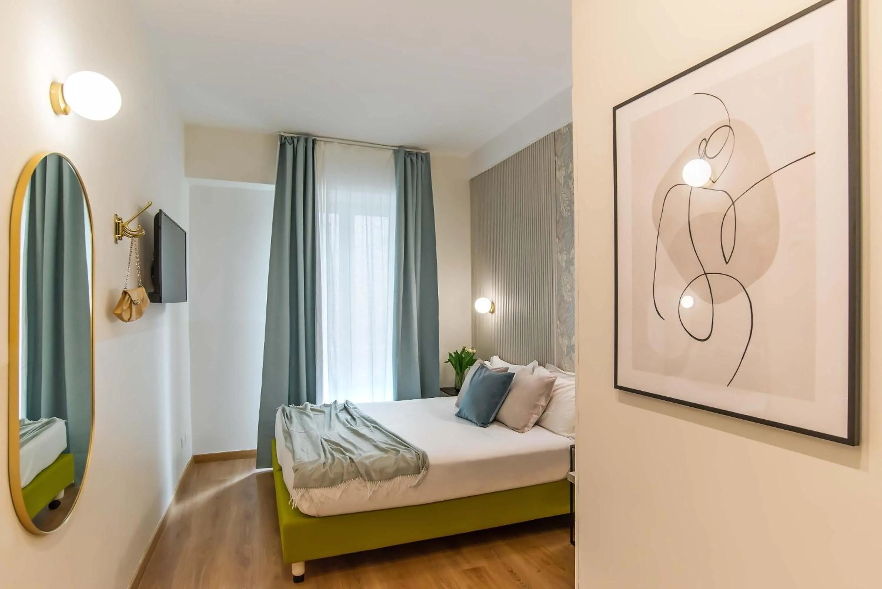 Bedroom, Bed in 94Rooms Vatican Guest House- Scipioni