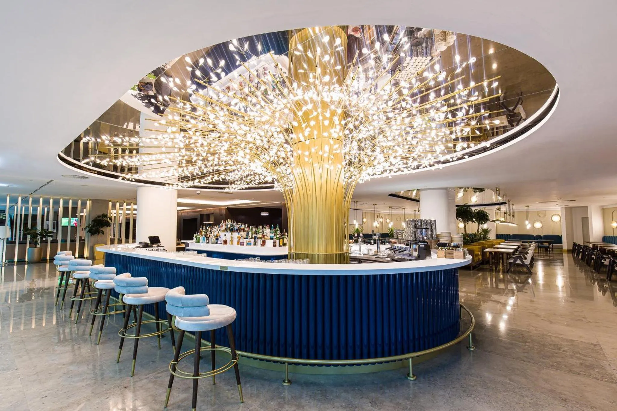 Lounge or bar in Crowne Plaza Belgrade by IHG